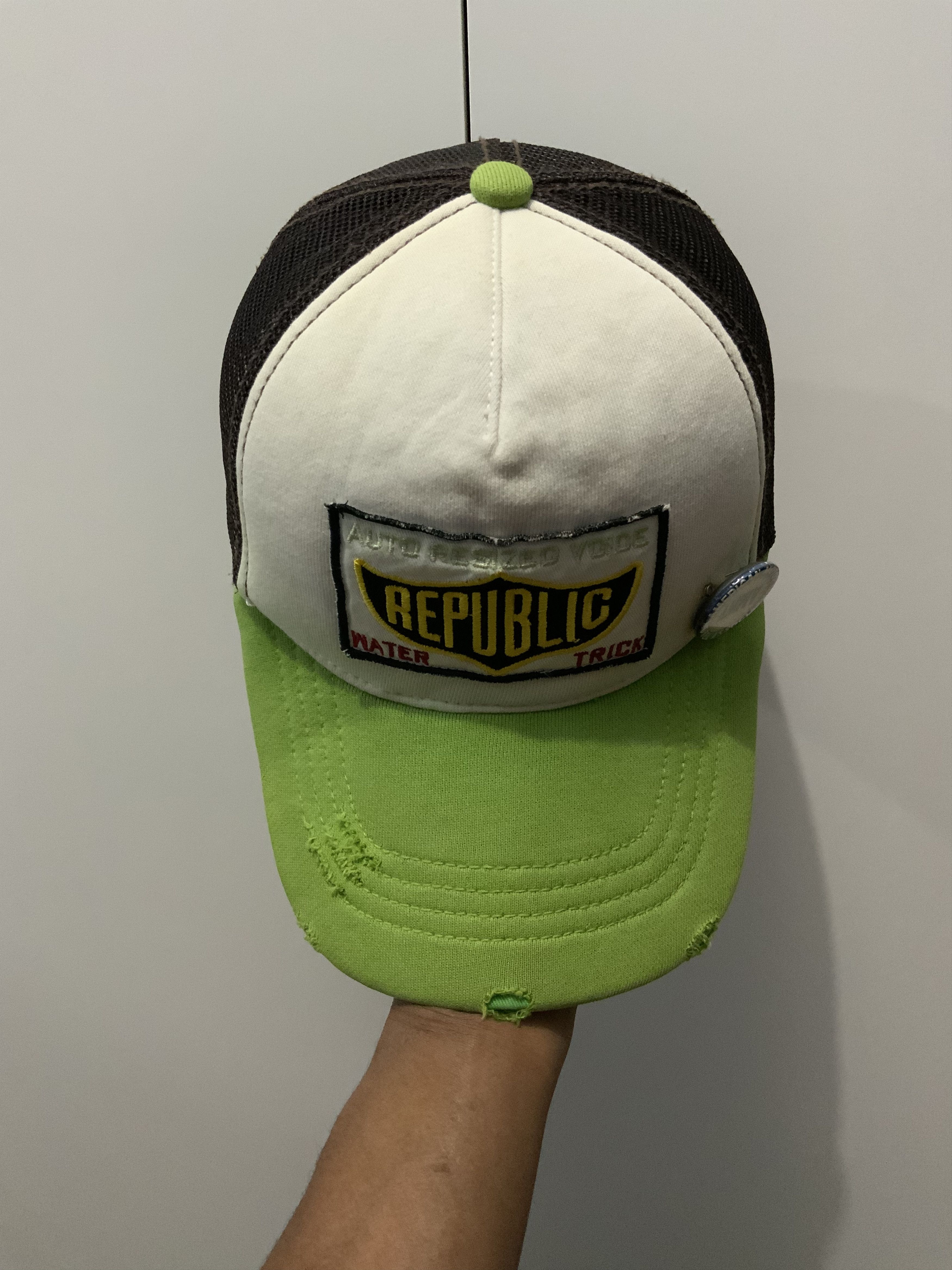 Japanese Brand Auto Resized Voice Republic Patches Trucker Hat Size ONE SIZE - 7 Thumbnail