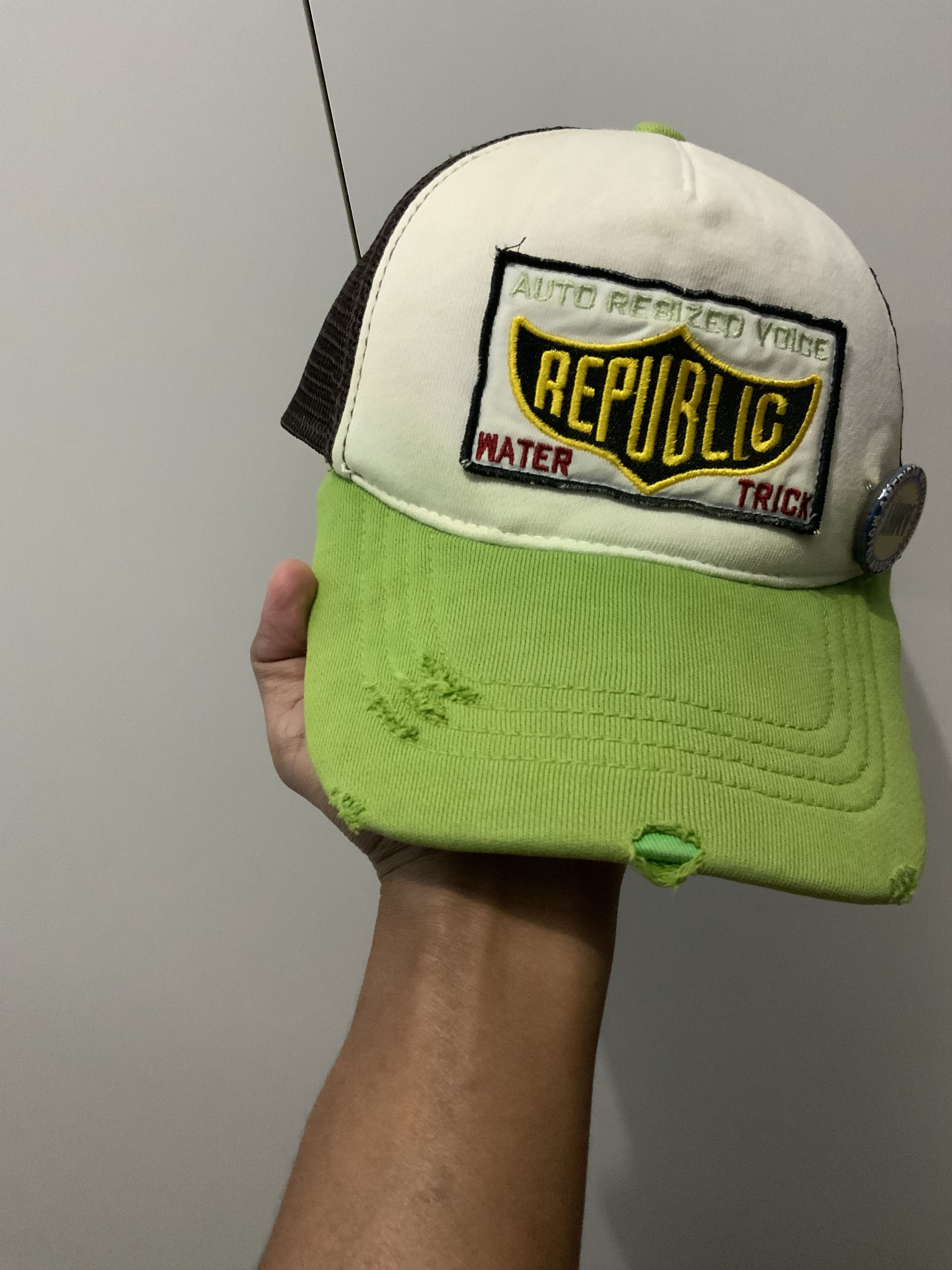 Japanese Brand Auto Resized Voice Republic Patches Trucker Hat Size ONE SIZE - 14 Thumbnail