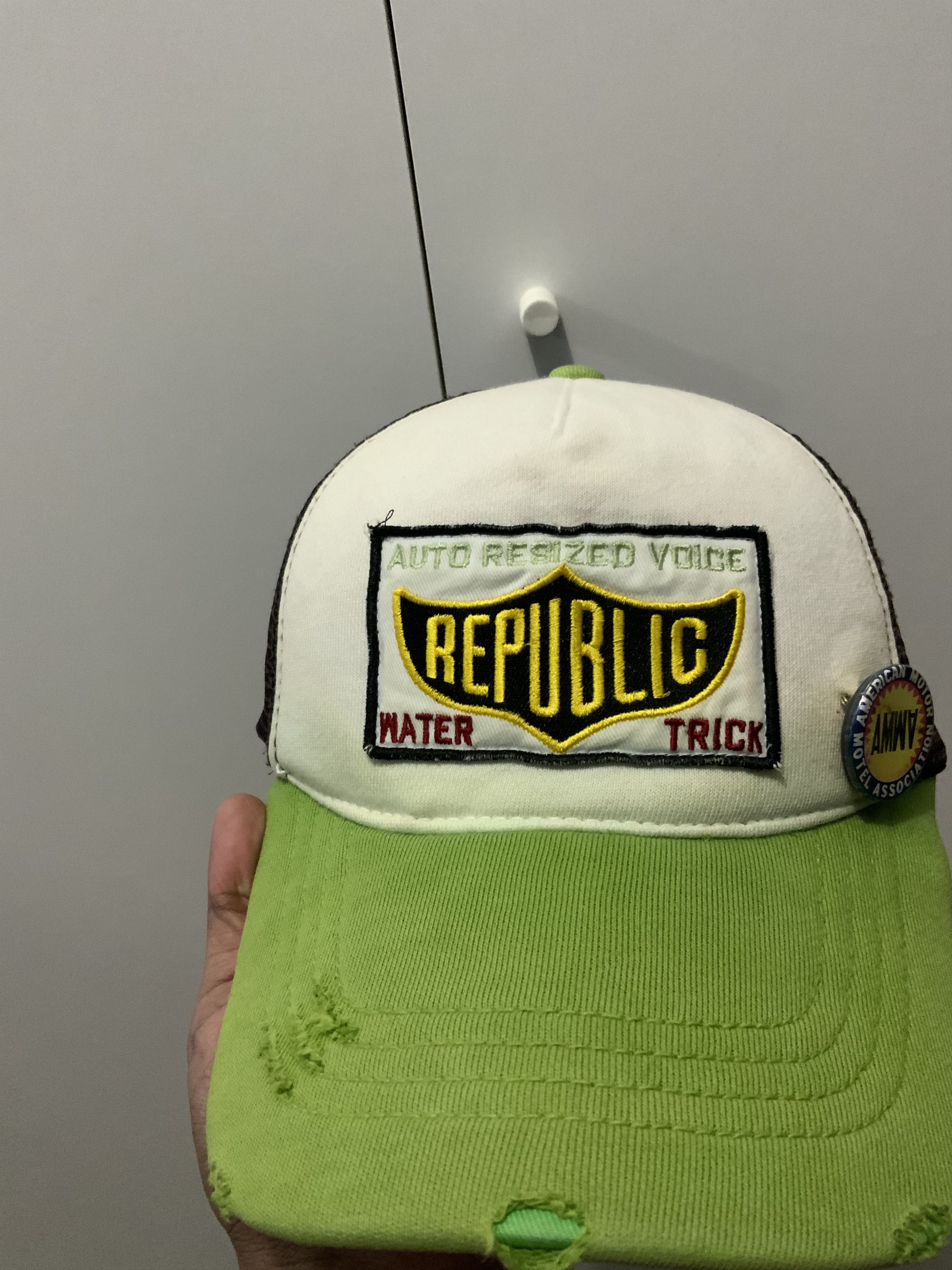 Japanese Brand Auto Resized Voice Republic Patches Trucker Hat Size ONE SIZE - 17 Thumbnail