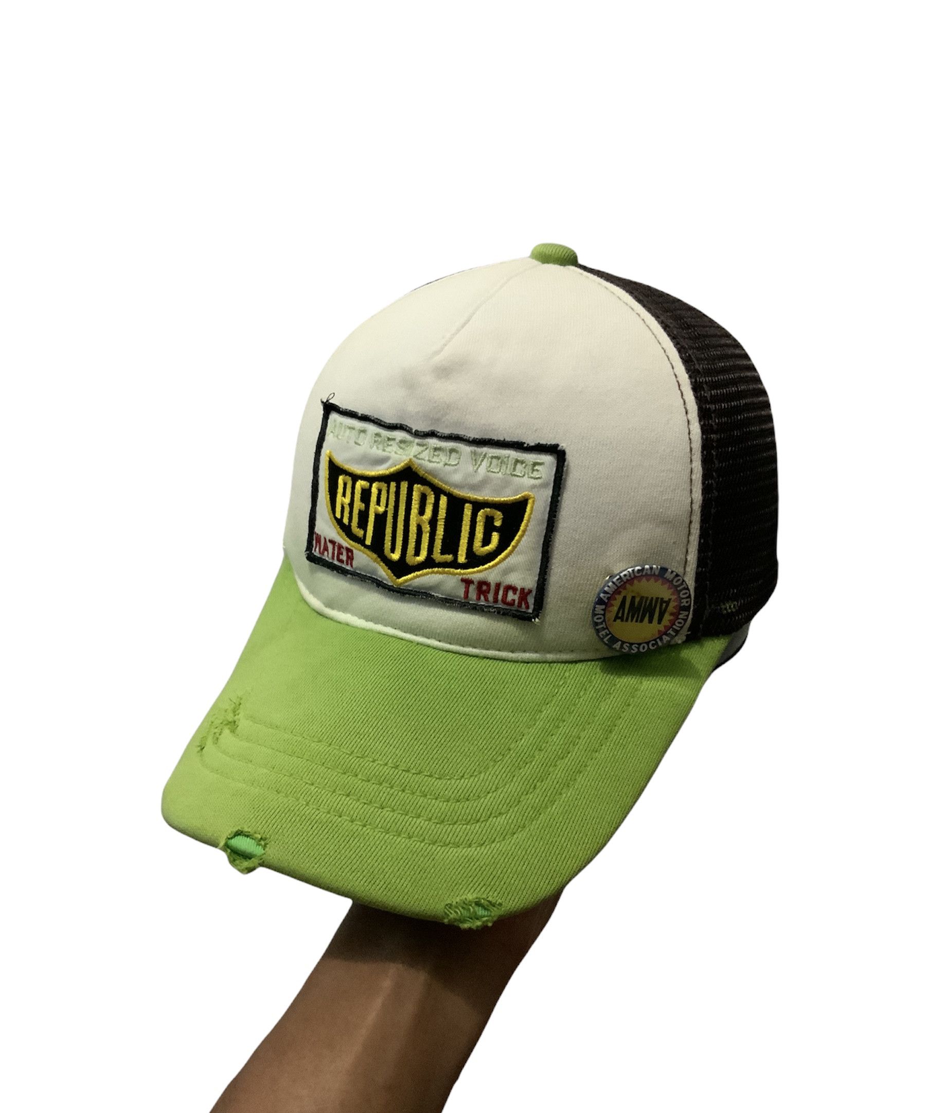 Japanese Brand Auto Resized Voice Republic Patches Trucker Hat Size ONE SIZE - 2 Thumbnail
