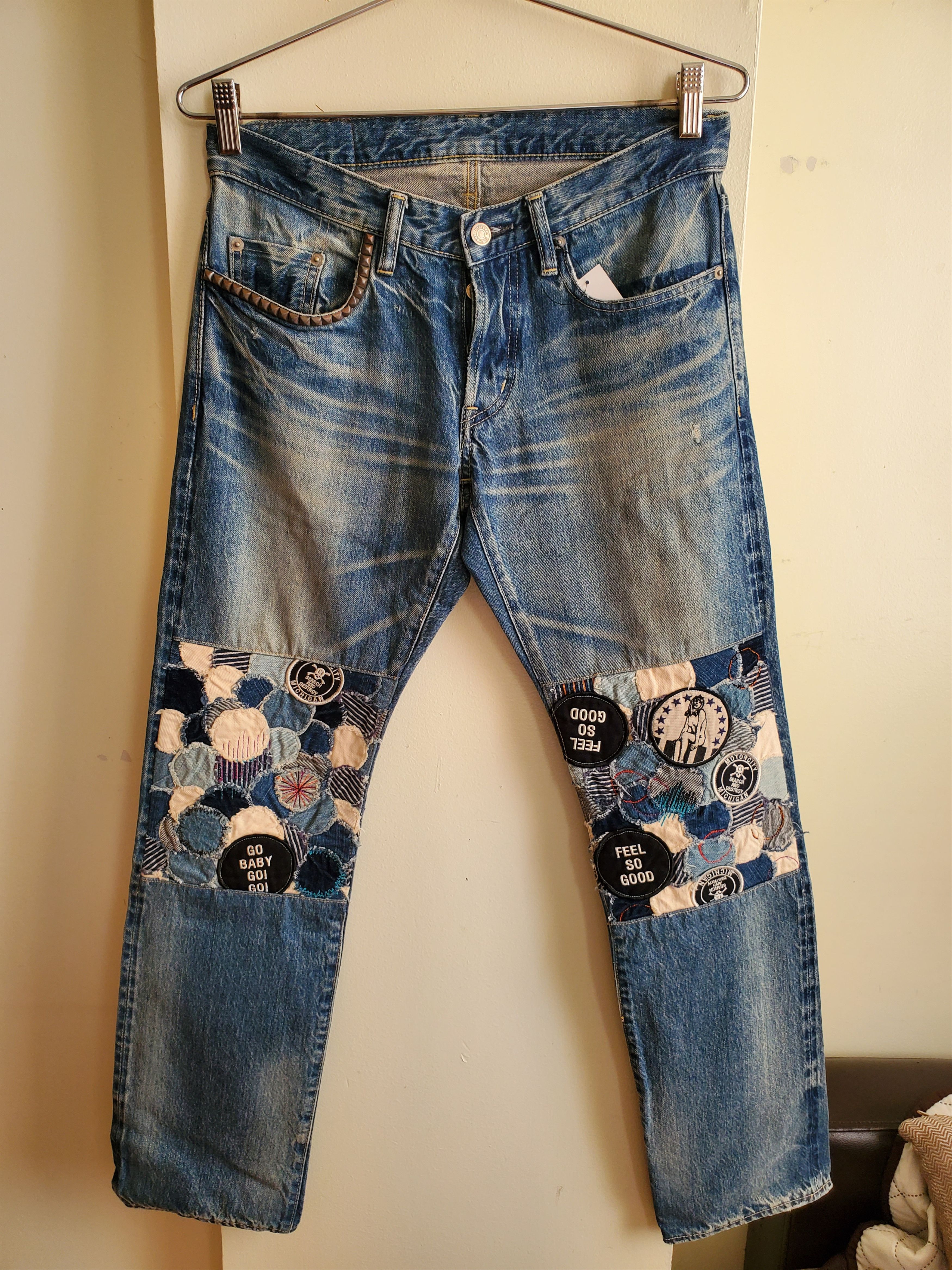 Hysteric Glamour Hysteric Glamour Patchwork denim & Patches Size 30 ...