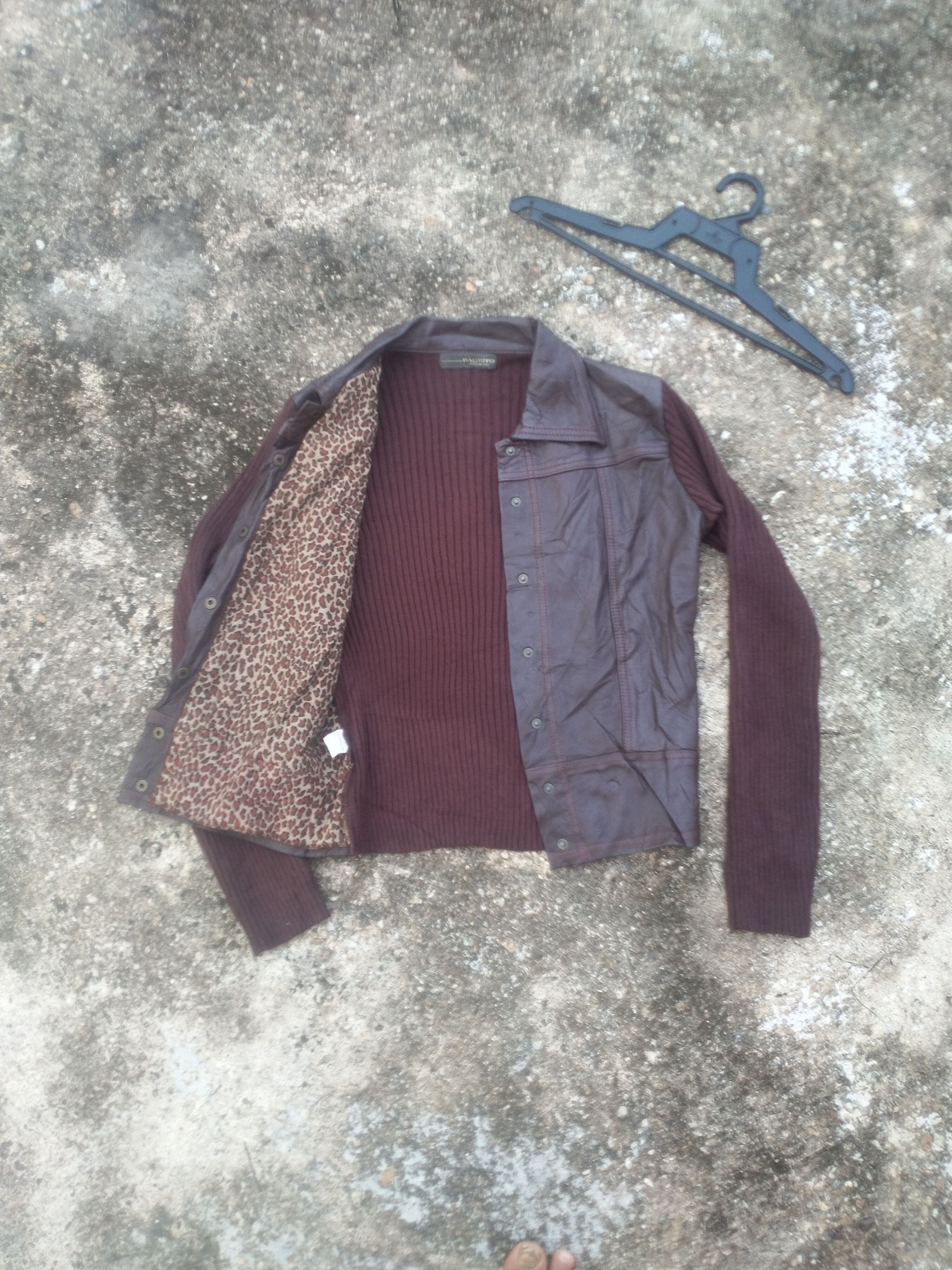 Other PAQUITO BOLOGNA BUTTON UP LEATHER JACKET Size US S / EU 44-46 / 1 - 2 Thumbnail