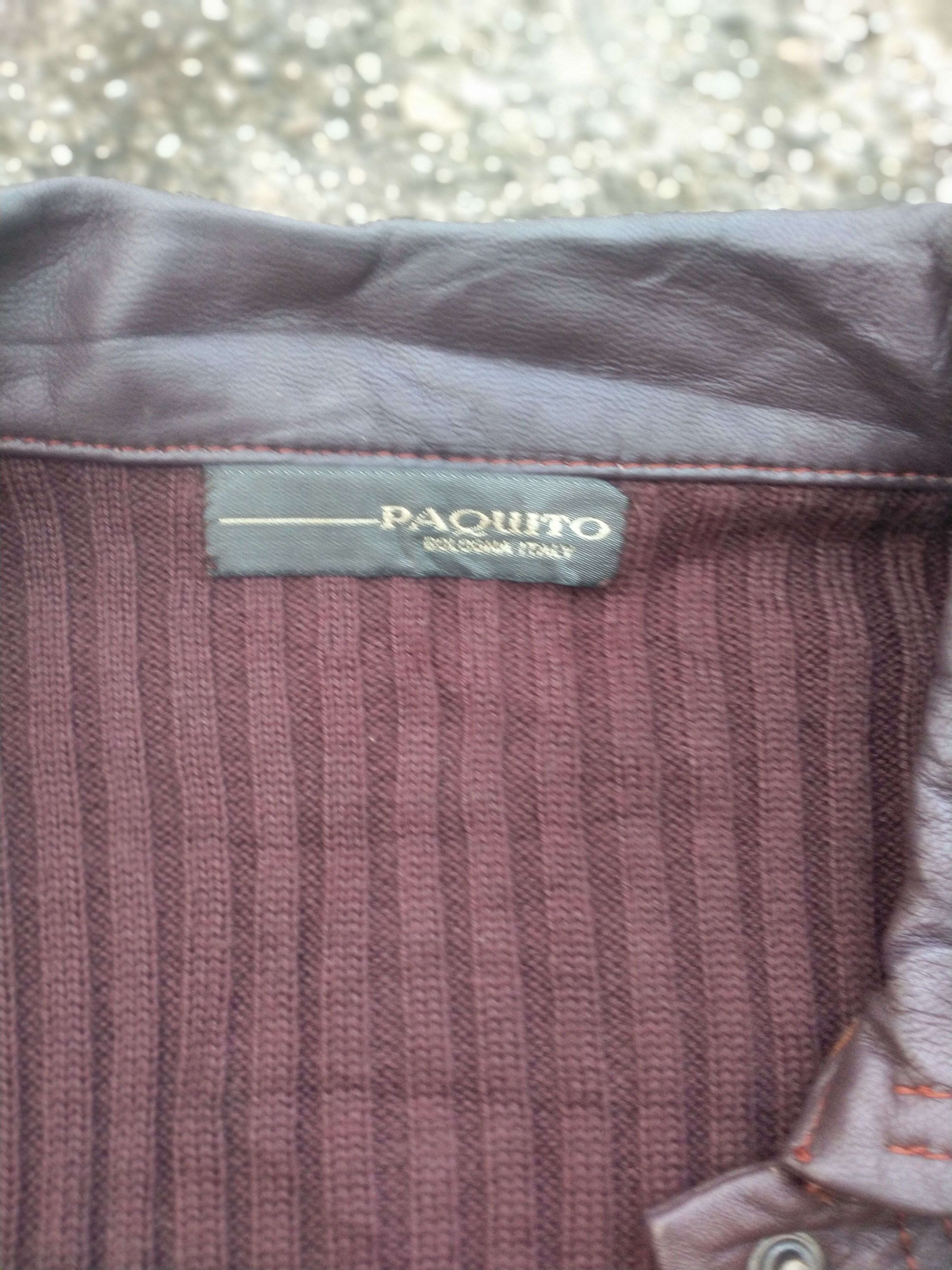 Other PAQUITO BOLOGNA BUTTON UP LEATHER JACKET Size US S / EU 44-46 / 1 - 3 Thumbnail