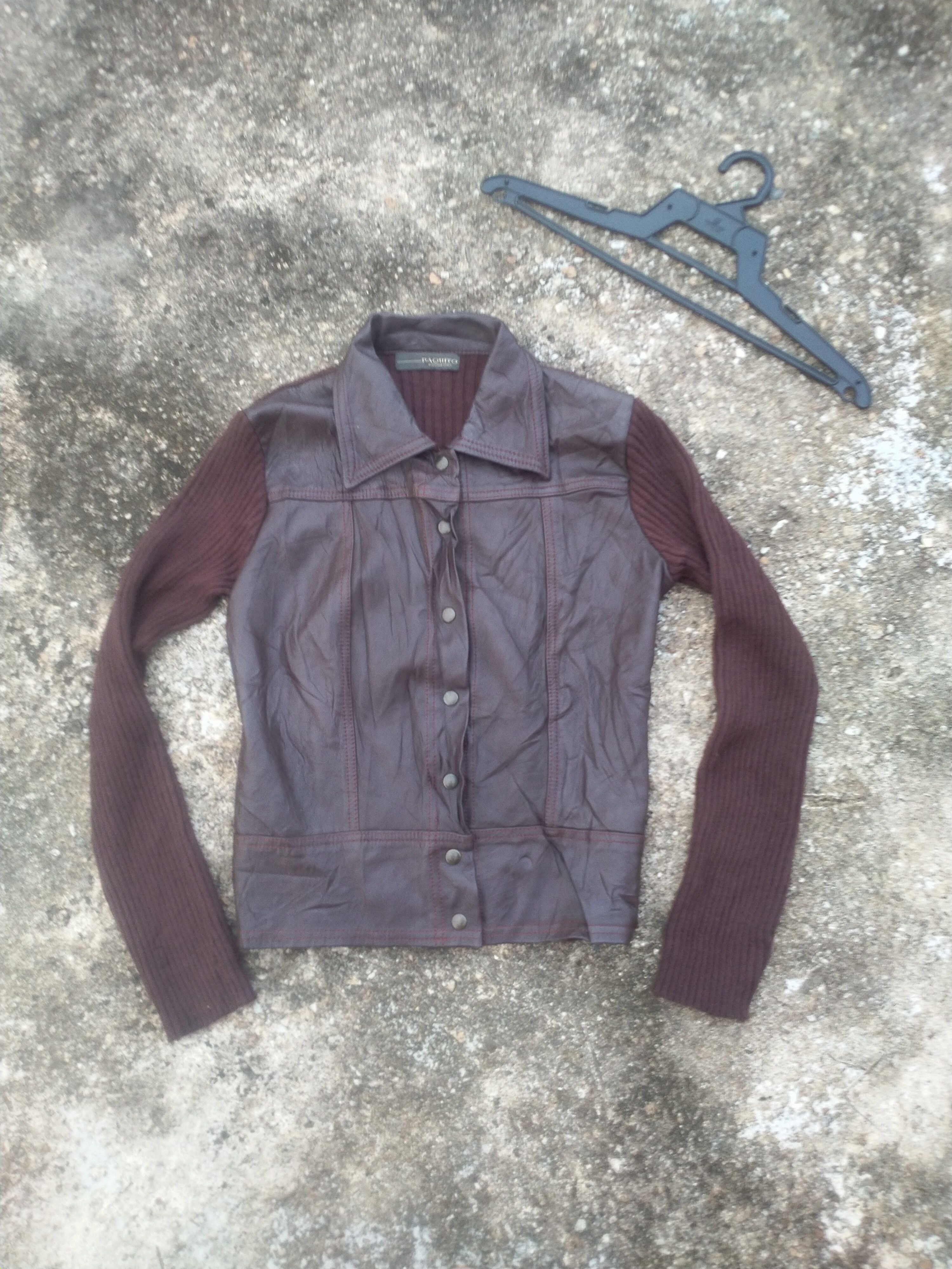 Other PAQUITO BOLOGNA BUTTON UP LEATHER JACKET Size US S / EU 44-46 / 1 - 1 Thumbnail