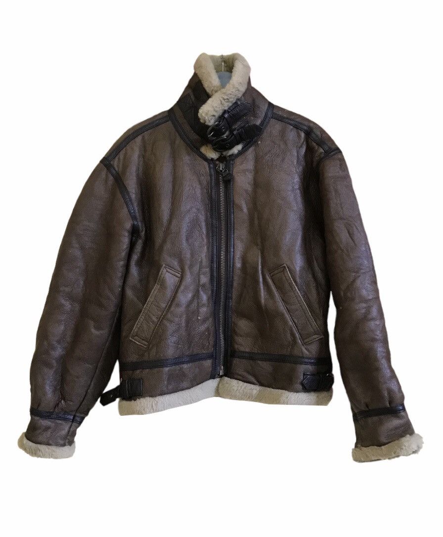 Vintage Type B3 Military Clothing Air Force US Army Leather Jacket