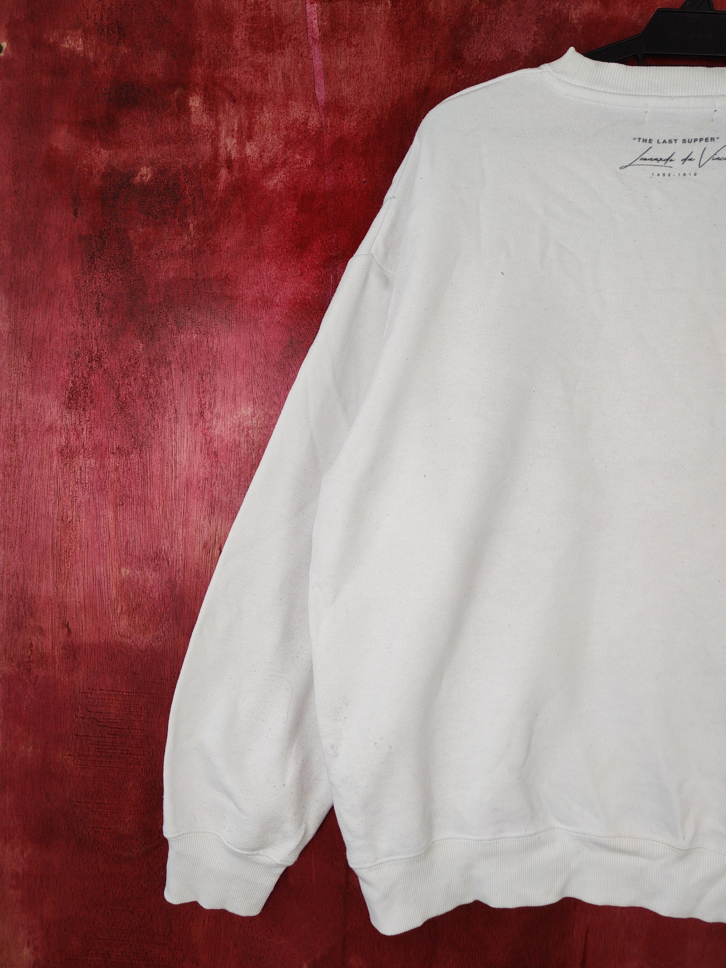 Japanese Brand The Last Supper RageBlue White Sweatshirt #S360 Size US L / EU 52-54 / 3 - 8 Thumbnail