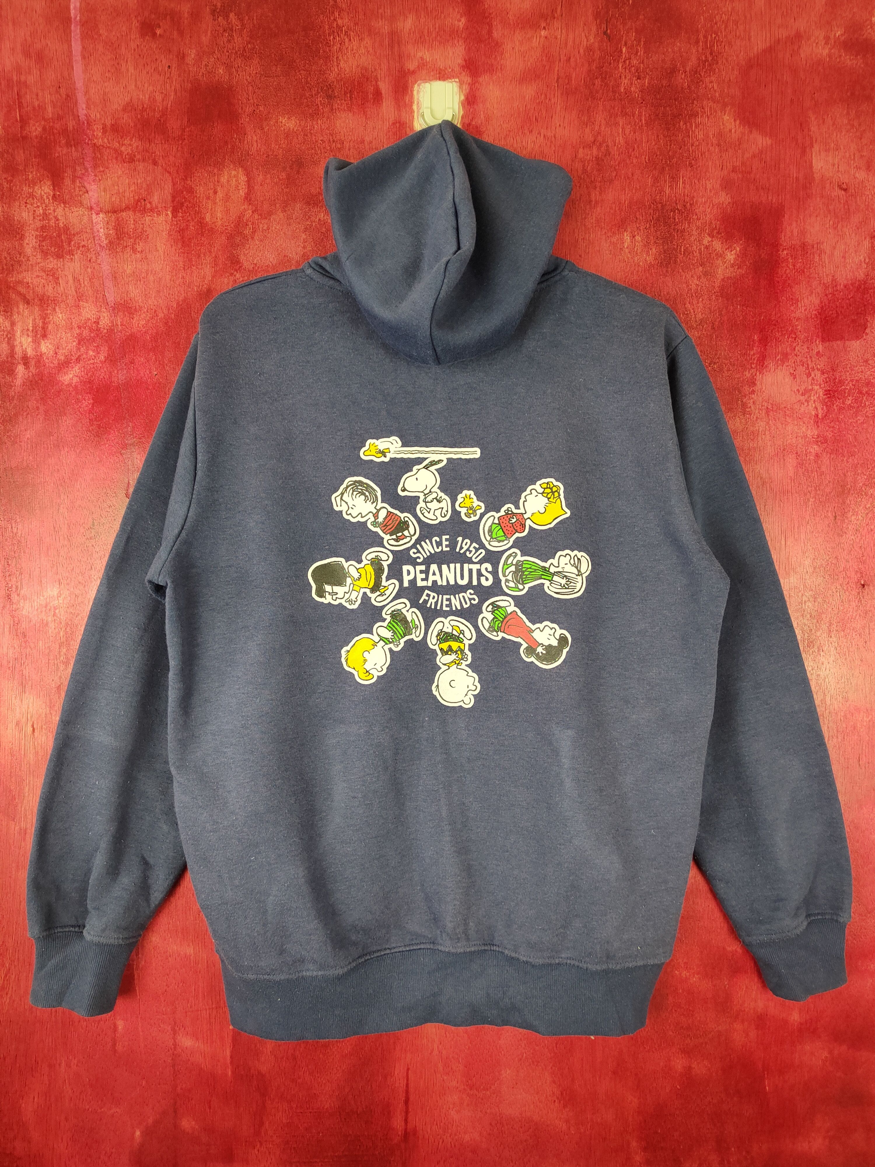 Cartoon Network Peanuts Blue Hoodie Sweatshirt vintage #4809 Size L / US 10 / IT 46 - 1 Thumbnail