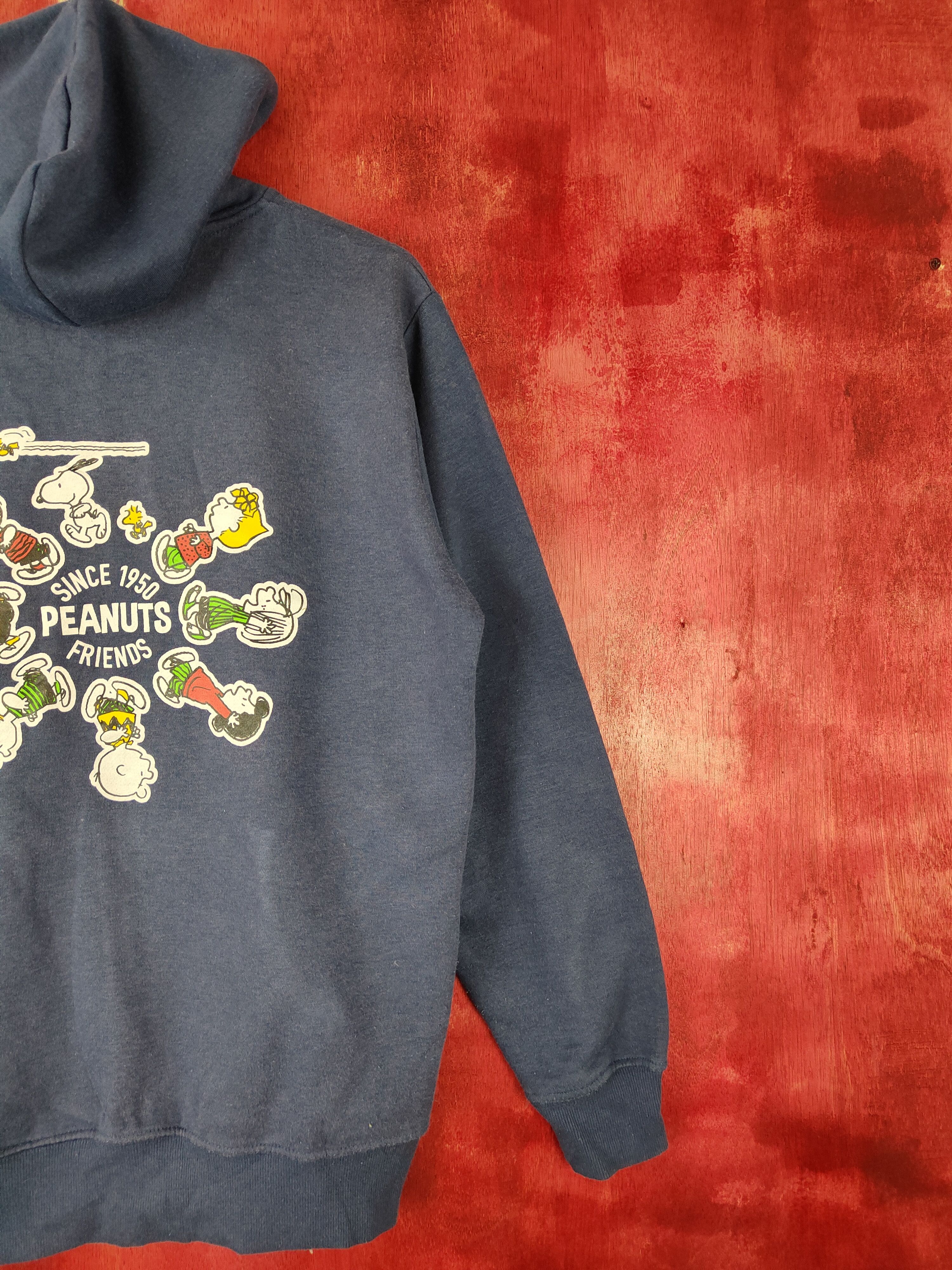 Cartoon Network Peanuts Blue Hoodie Sweatshirt vintage #4809 Size L / US 10 / IT 46 - 4 Thumbnail