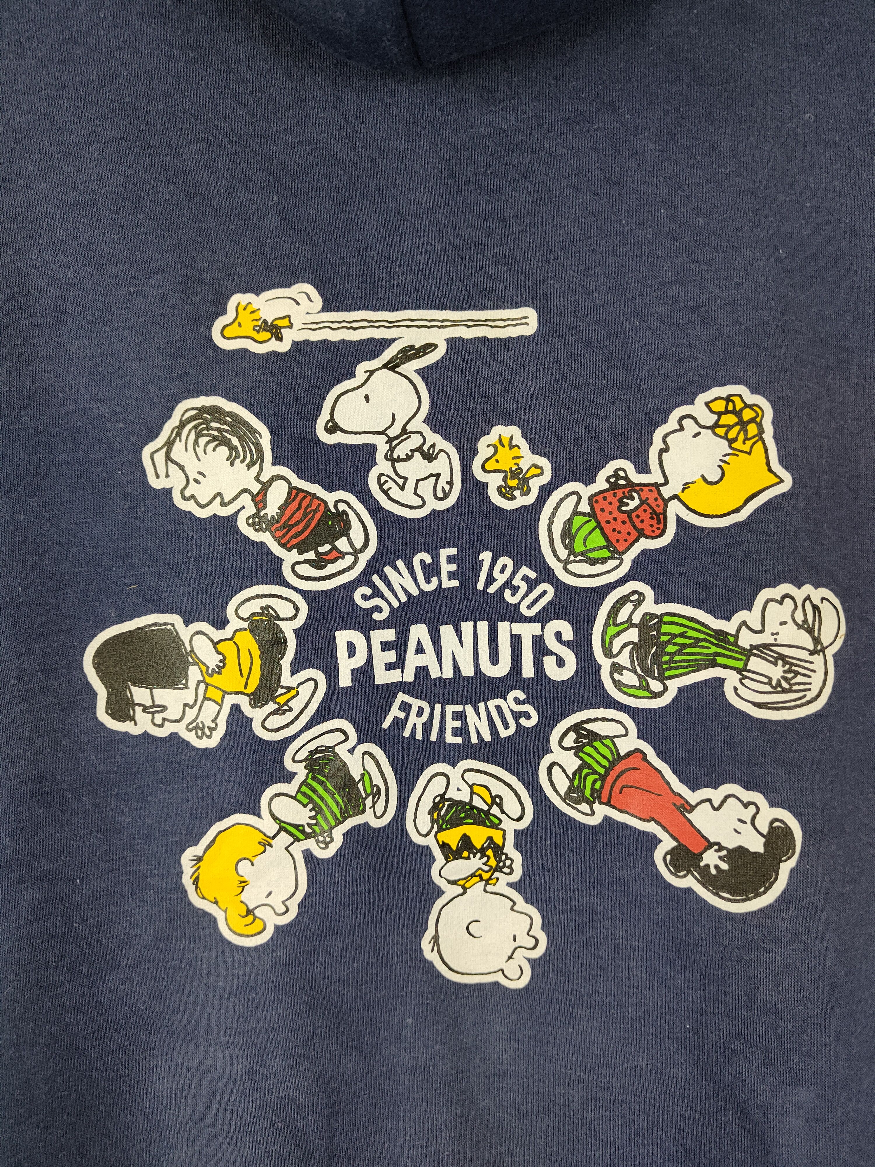 Cartoon Network Peanuts Blue Hoodie Sweatshirt vintage #4809 Size L / US 10 / IT 46 - 2 Thumbnail