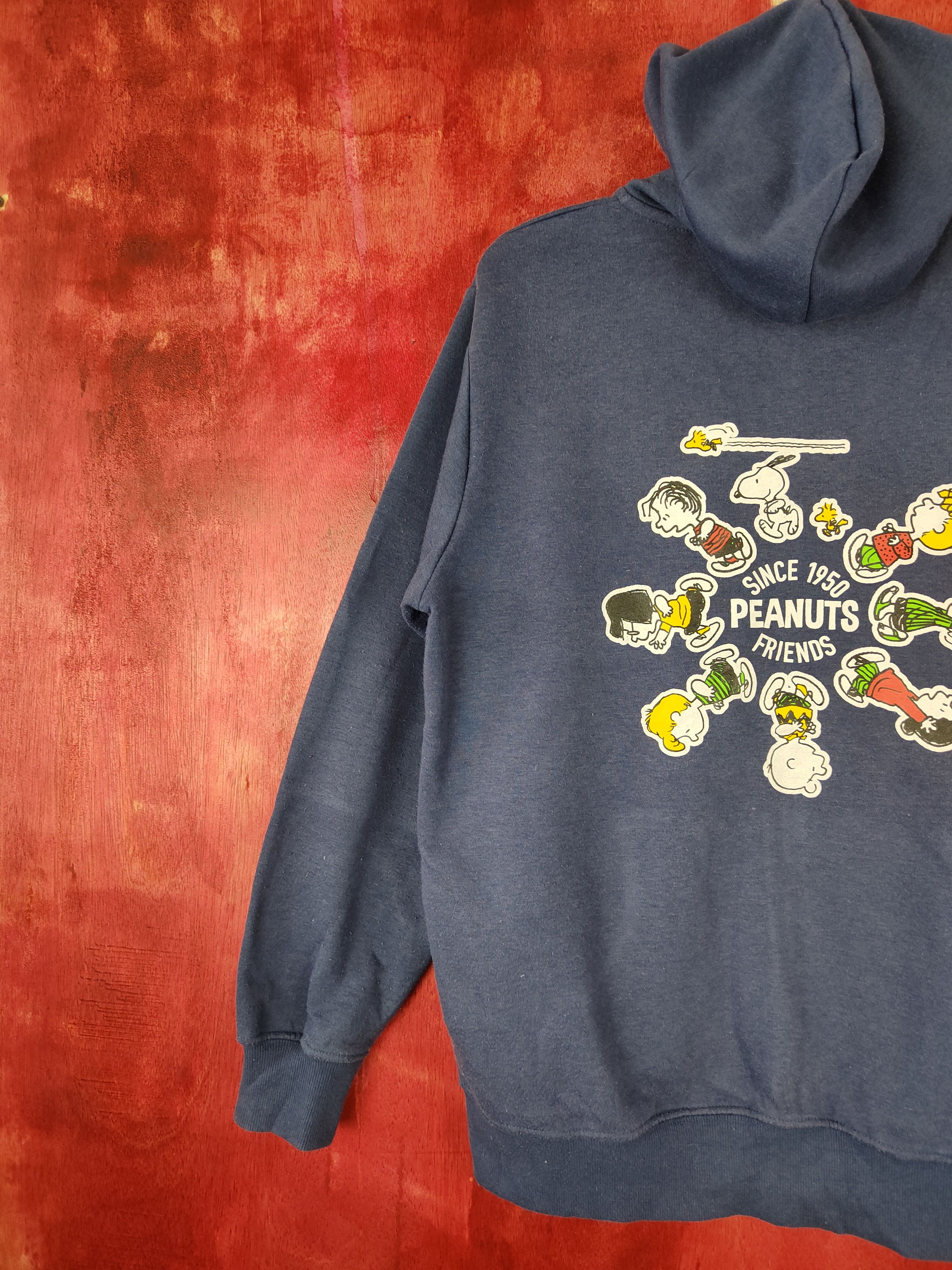 Cartoon Network Peanuts Blue Hoodie Sweatshirt vintage #4809 Size L / US 10 / IT 46 - 3 Thumbnail