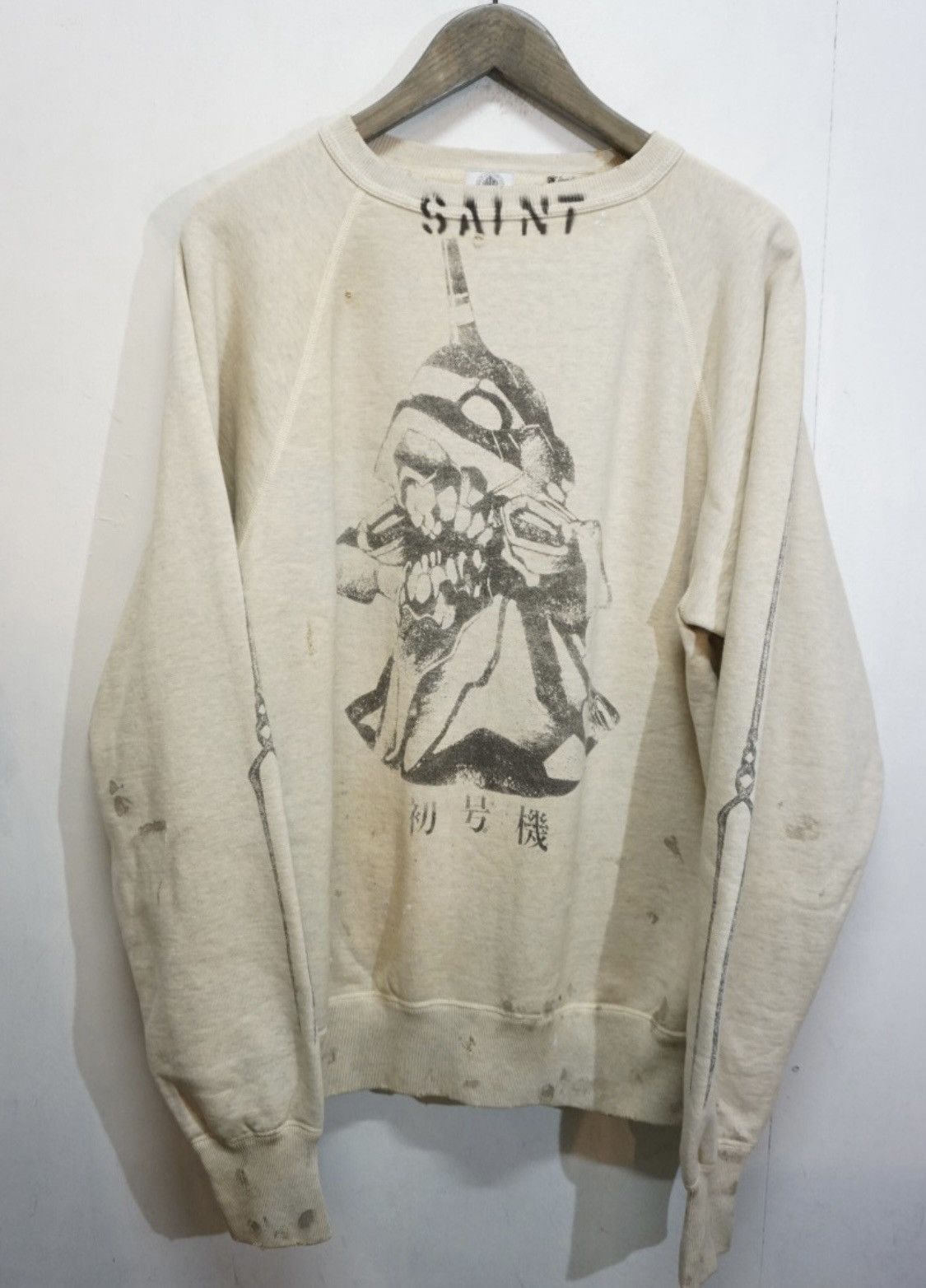 Vintage SAINT MICHAEL sweat SAINT Mxxxxxx Evangelion | Grailed