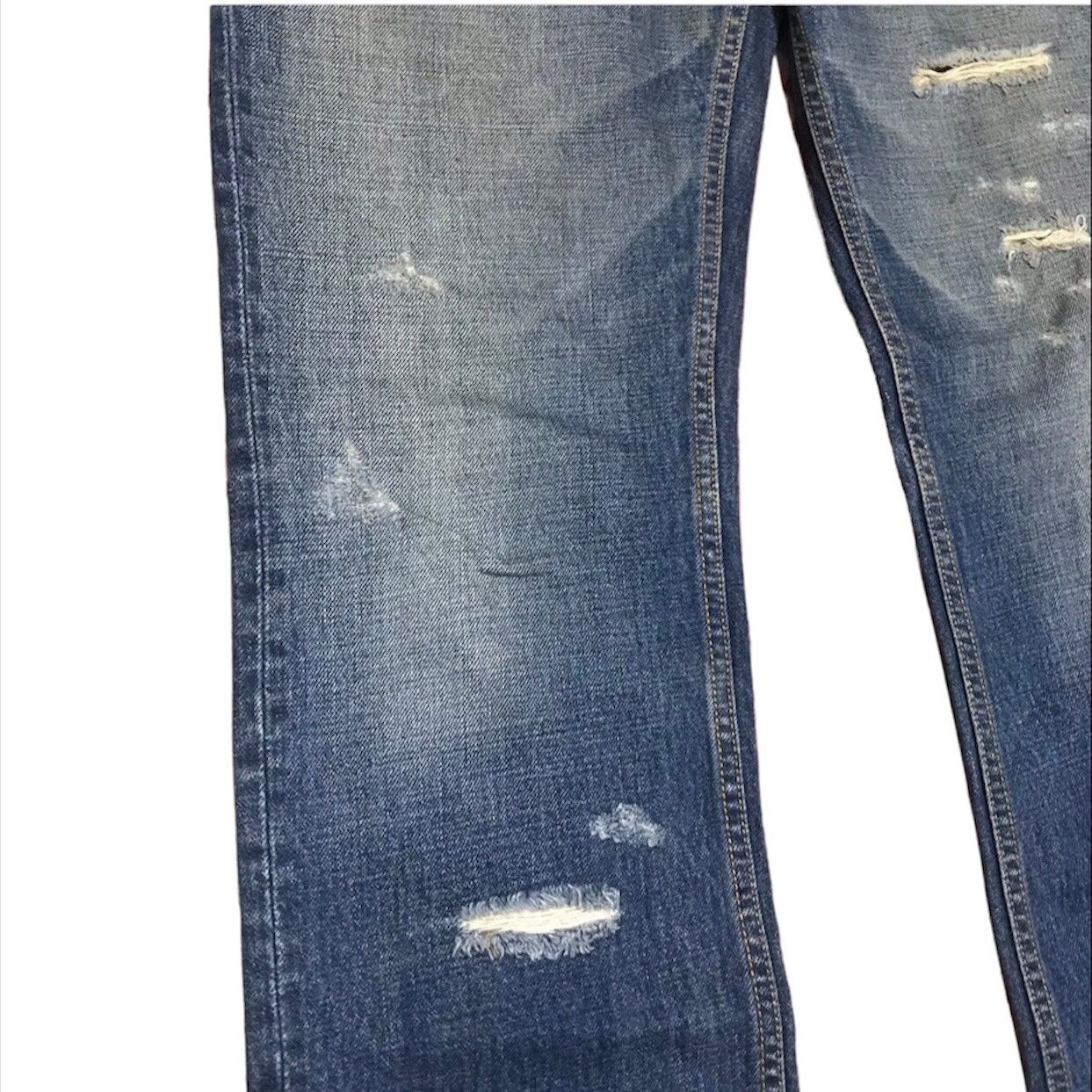 🔥INED Homme Yohji yamamoto designer distressed denim