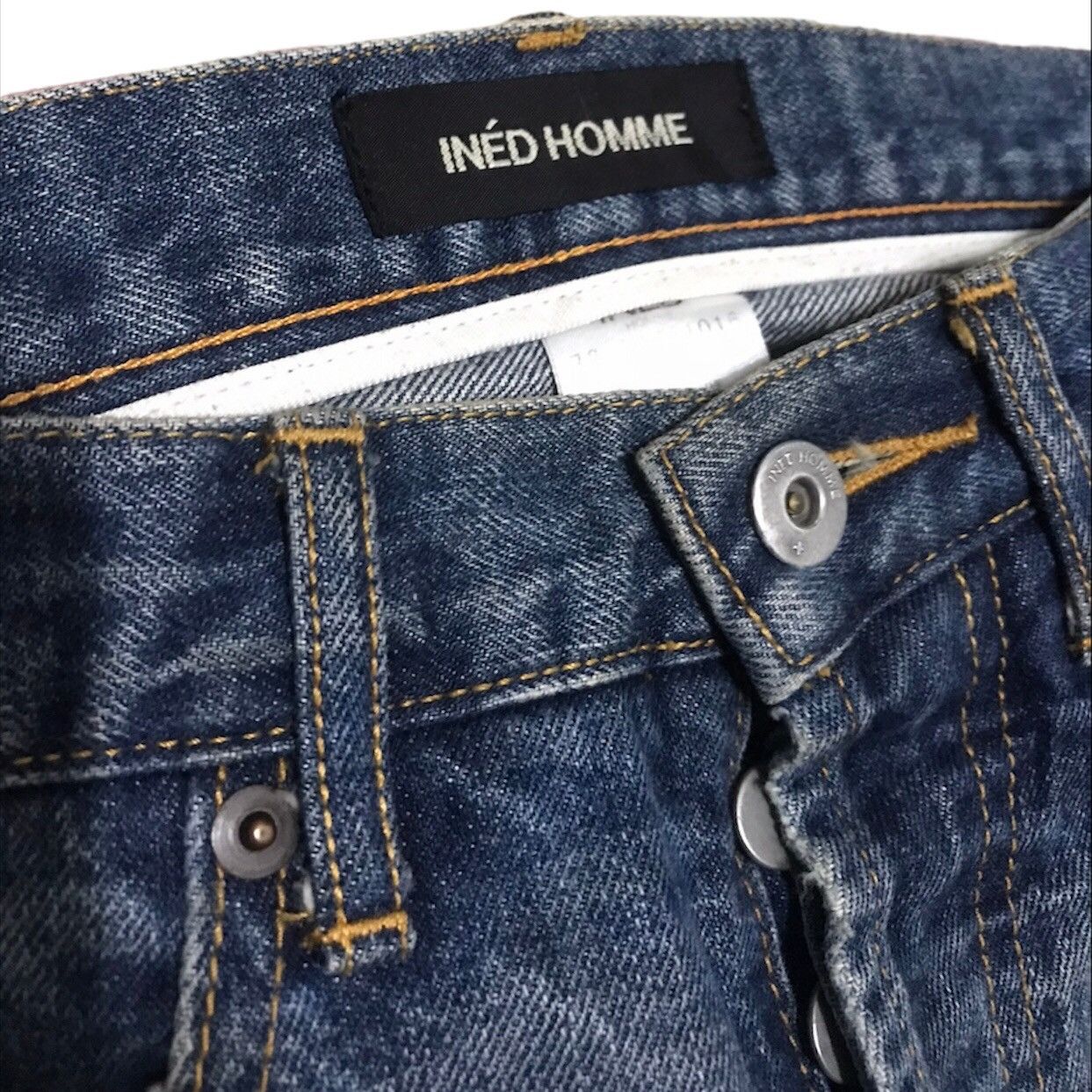 【税込?送料無料】 🔥INED Homme Yohji yamamoto designer distressed denim 小物
