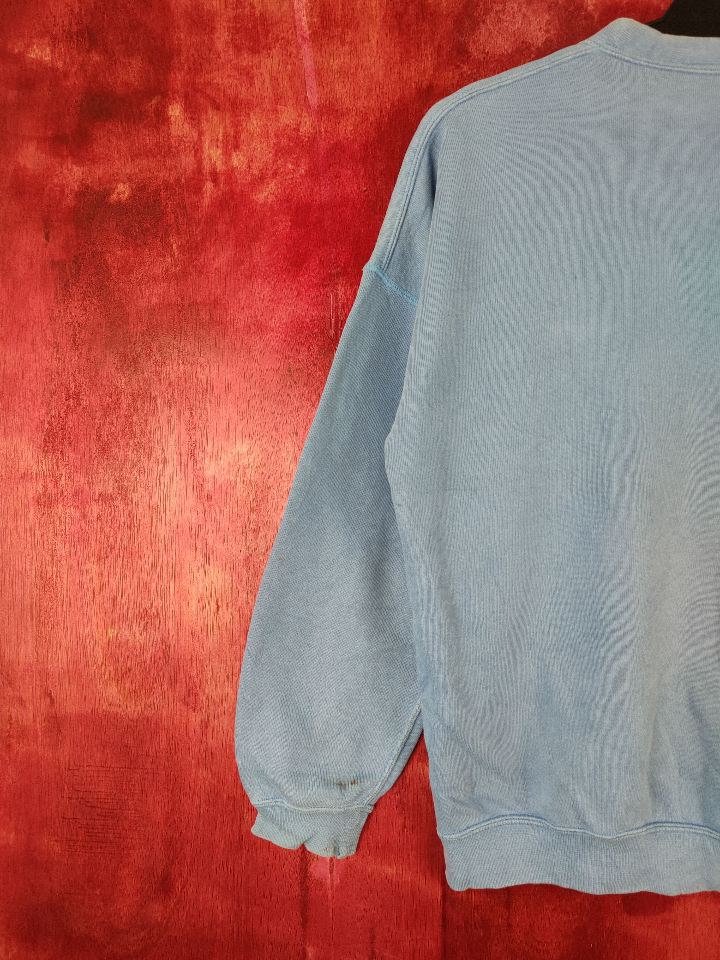 Ellesse × Japanese Brand × Vintage Ellesse vintage faded Blue Sweatshirt #5475 Size US M / EU 48-50 / 2 - 9 Thumbnail