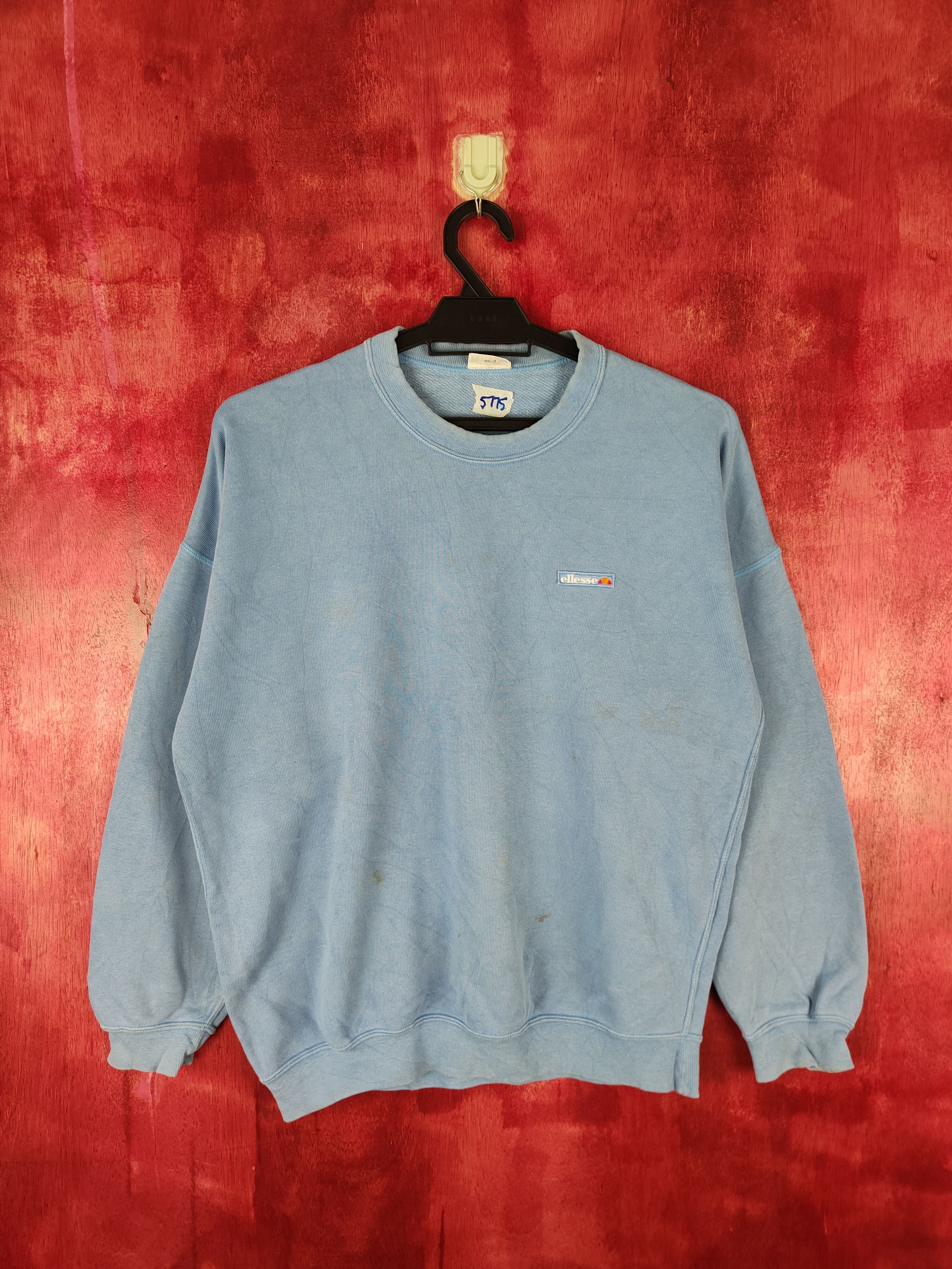 Ellesse × Japanese Brand × Vintage Ellesse vintage faded Blue Sweatshirt #5475 Size US M / EU 48-50 / 2 - 1 Thumbnail