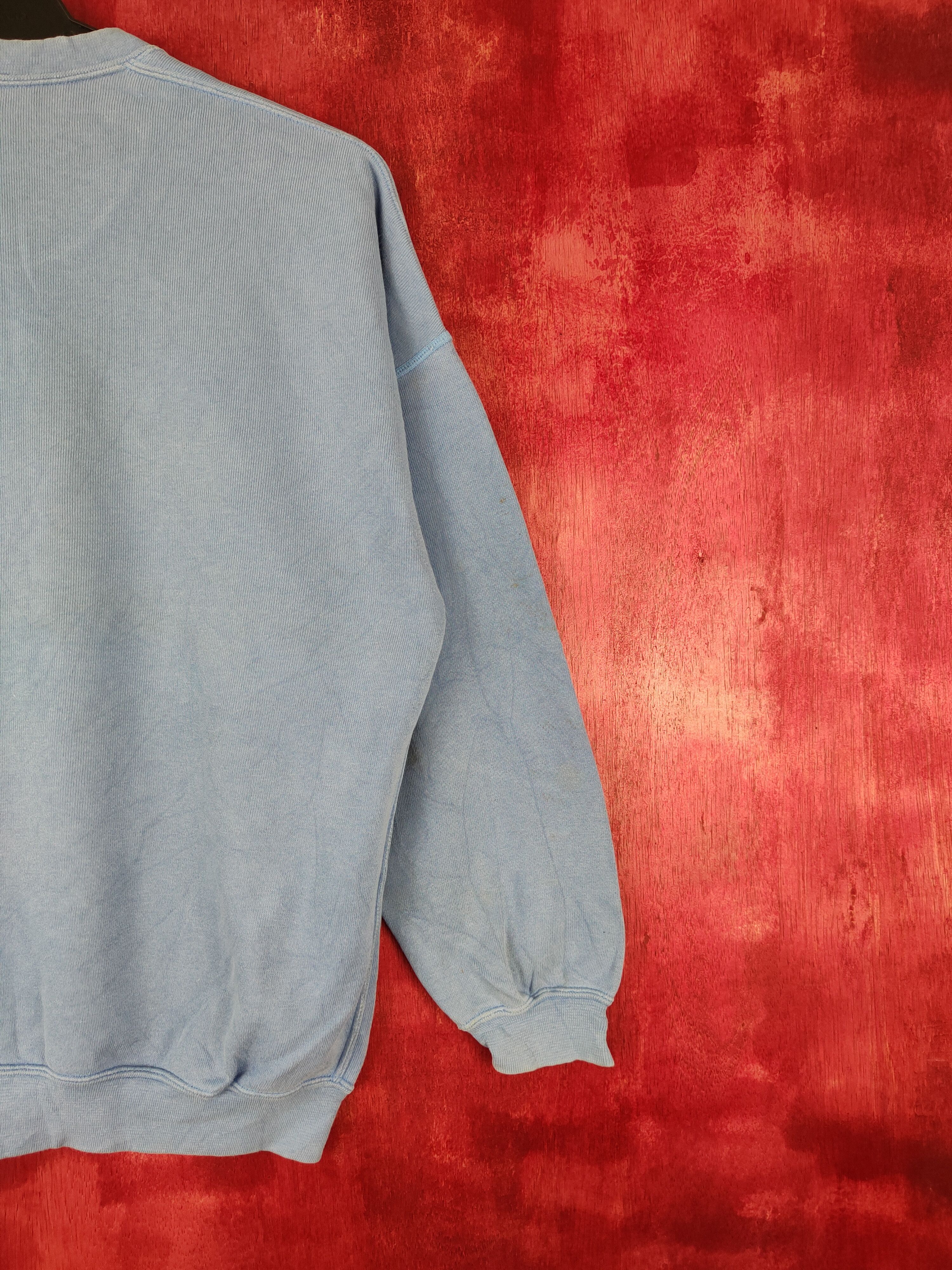 Ellesse × Japanese Brand × Vintage Ellesse vintage faded Blue Sweatshirt #5475 Size US M / EU 48-50 / 2 - 10 Thumbnail