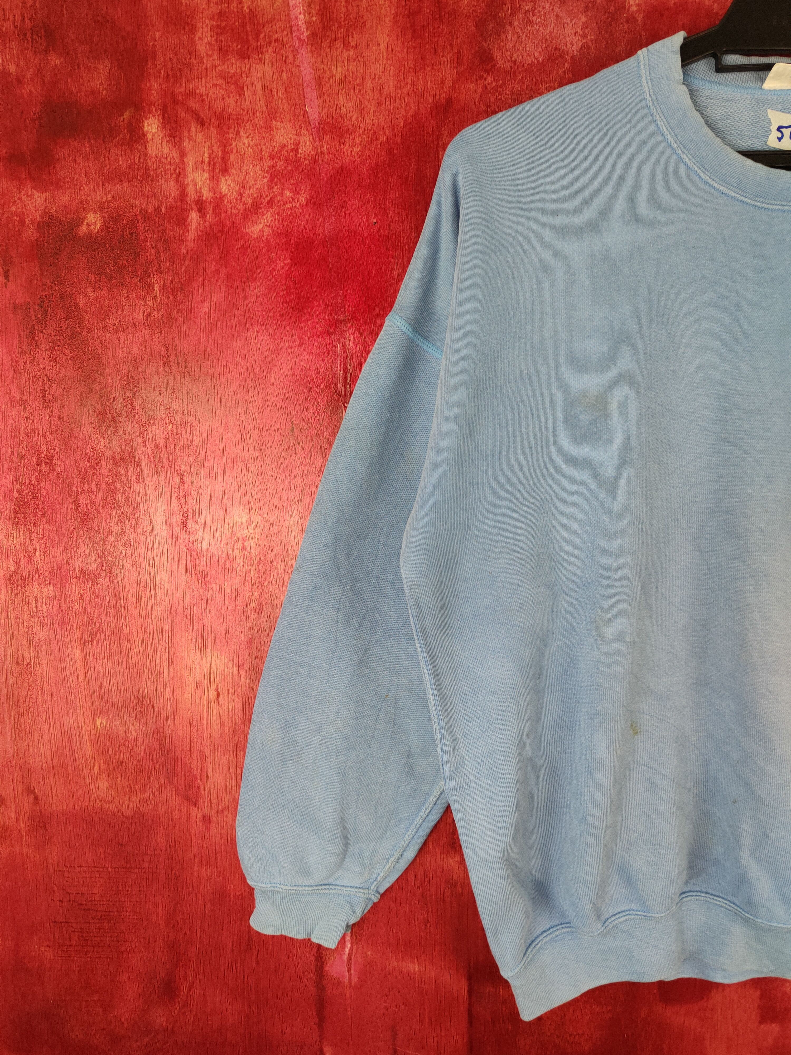 Ellesse × Japanese Brand × Vintage Ellesse vintage faded Blue Sweatshirt #5475 Size US M / EU 48-50 / 2 - 3 Thumbnail