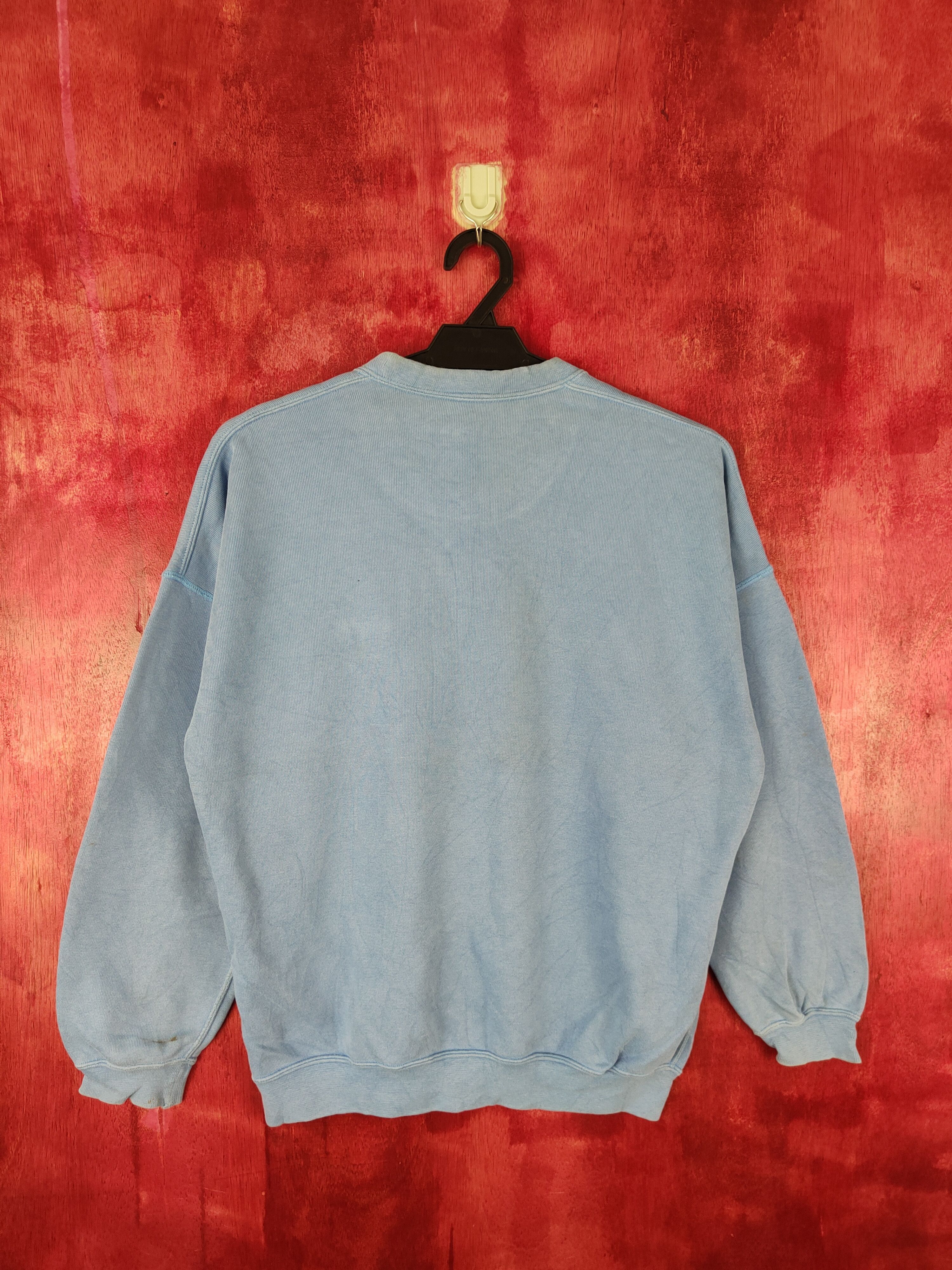 Ellesse × Japanese Brand × Vintage Ellesse vintage faded Blue Sweatshirt #5475 Size US M / EU 48-50 / 2 - 8 Thumbnail