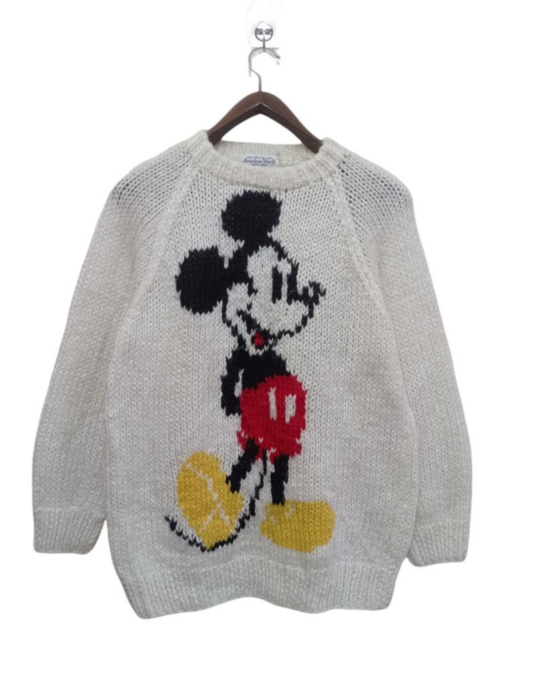 Disney × Japanese Brand × Mickey Mouse Vintage Walt Disney Mickey Mouse Knitwear Size US M / EU 48-50 / 2 - 1 Thumbnail