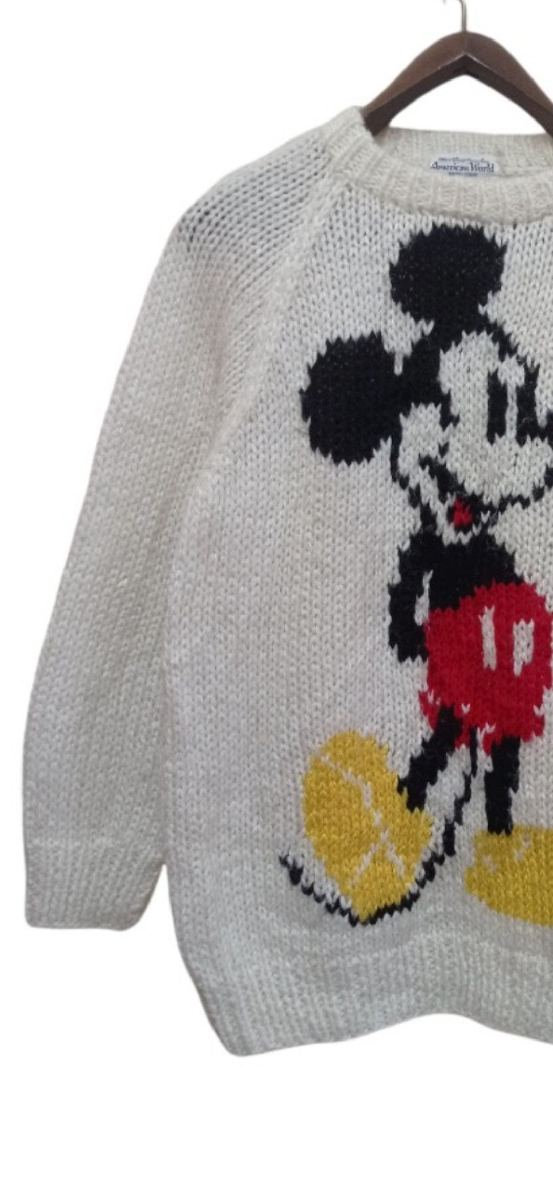 Disney × Japanese Brand × Mickey Mouse Vintage Walt Disney Mickey Mouse Knitwear Size US M / EU 48-50 / 2 - 5 Thumbnail