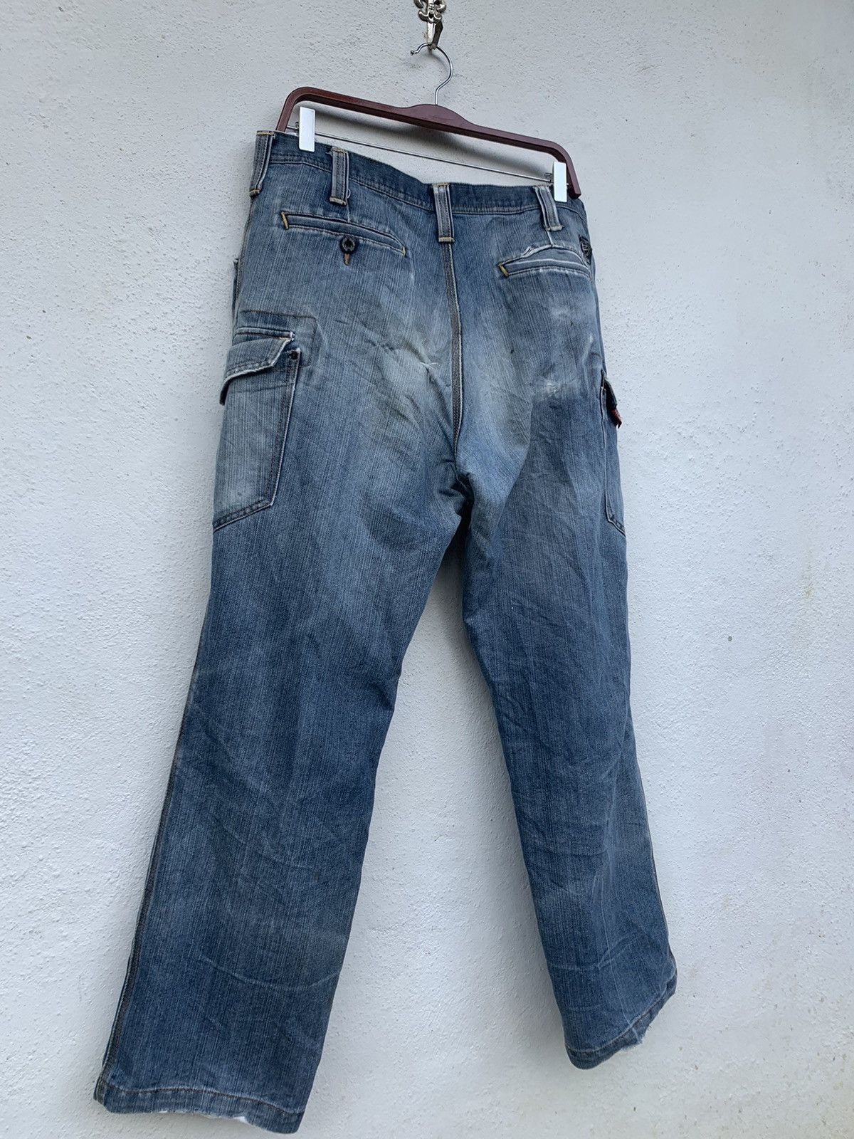 Japanese Brand JAPANESE BRAND CARGO DENIM PANTS Size US 34 / EU 50 - 12 Thumbnail
