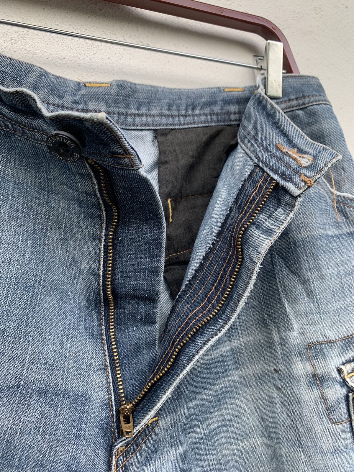 Japanese Brand JAPANESE BRAND CARGO DENIM PANTS Size US 34 / EU 50 - 9 Thumbnail
