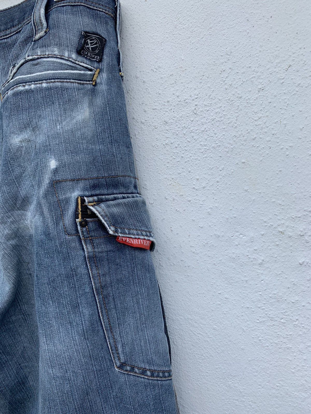 Japanese Brand JAPANESE BRAND CARGO DENIM PANTS Size US 34 / EU 50 - 10 Thumbnail