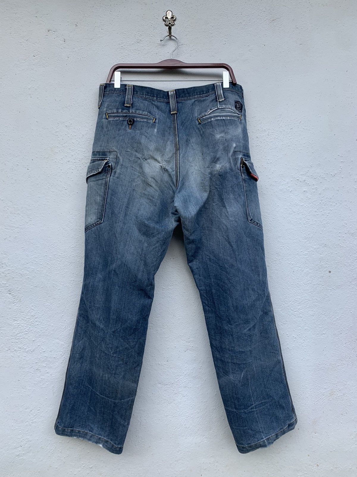 Japanese Brand JAPANESE BRAND CARGO DENIM PANTS Size US 34 / EU 50 - 11 Thumbnail