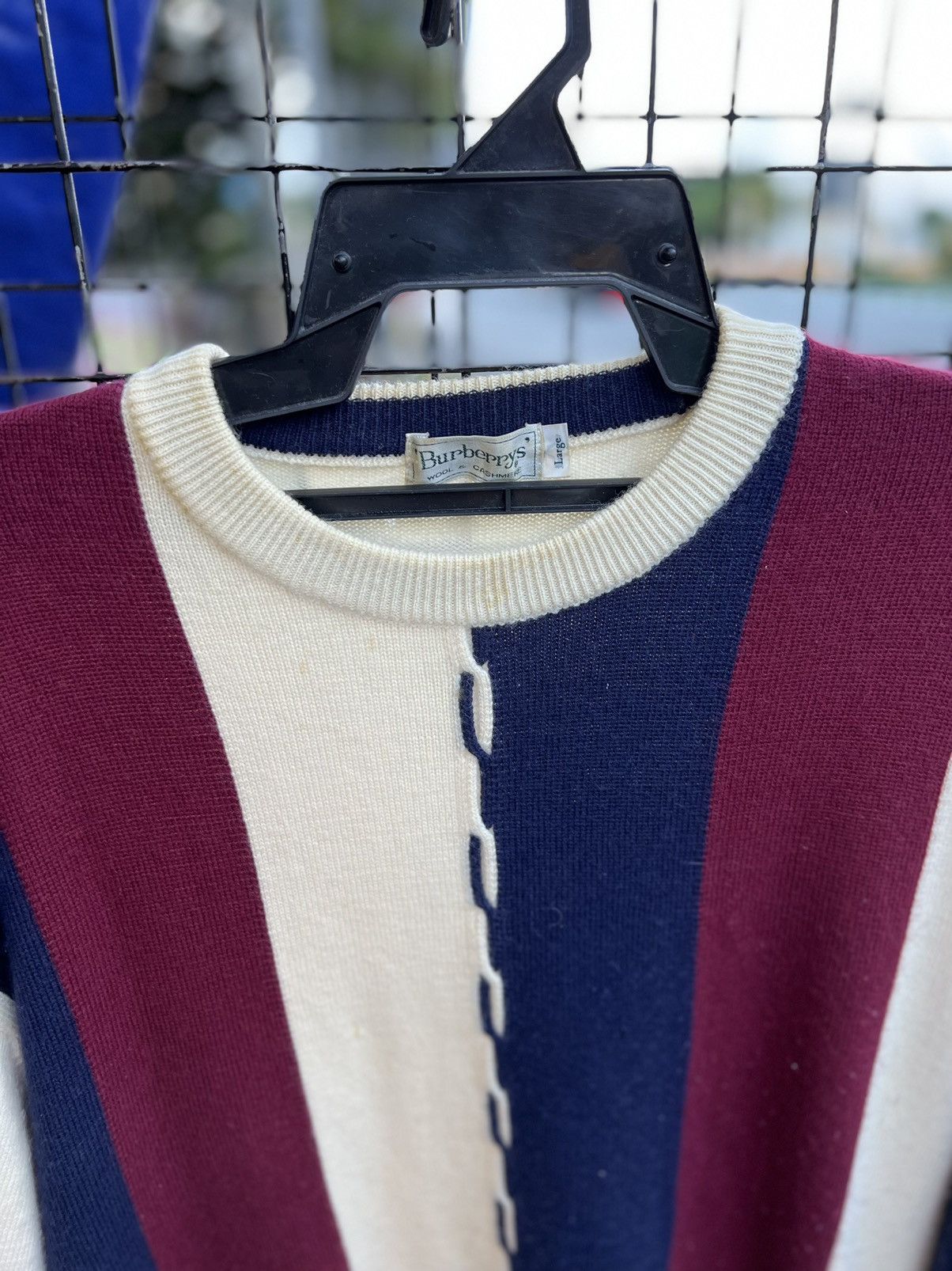 Burberry Rare🔥Burberry London sweater knitwear vintage Size US L / EU 52-54 / 3 - 2 Thumbnail