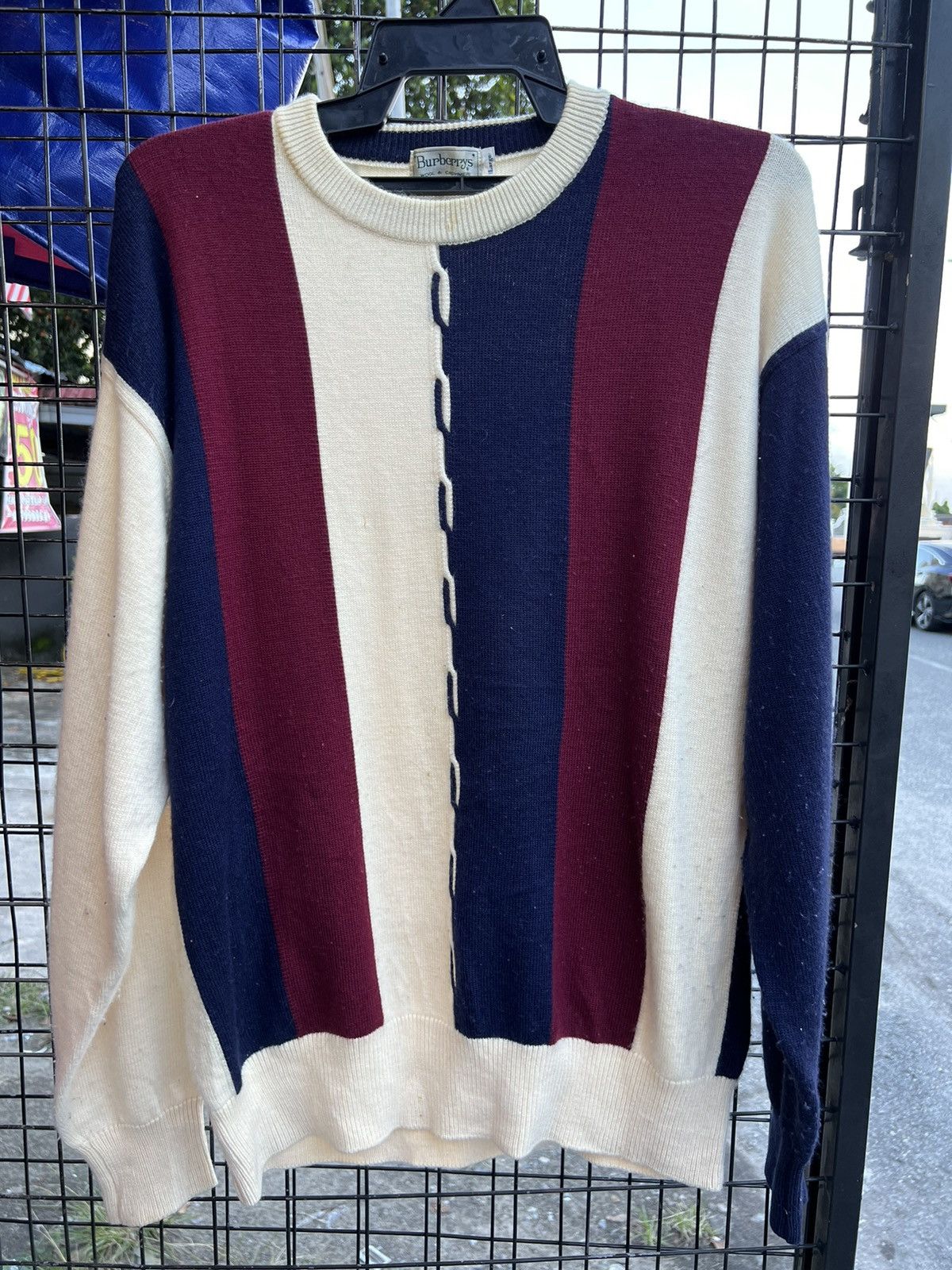 Burberry Rare🔥Burberry London sweater knitwear vintage Size US L / EU 52-54 / 3 - 1 Thumbnail