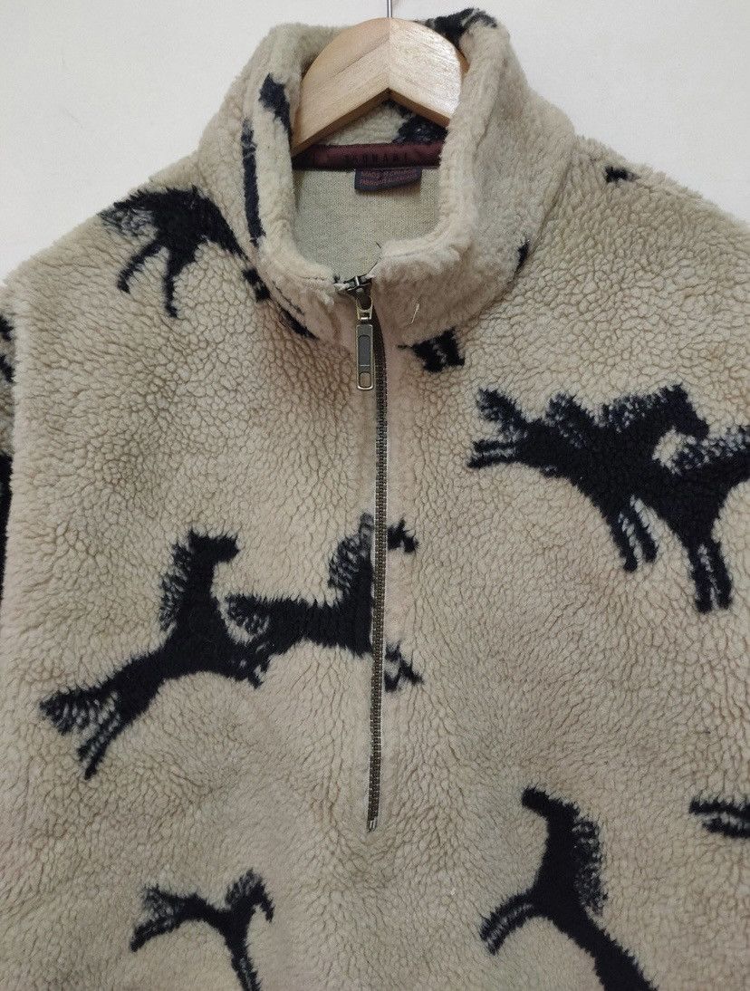 Vintage Tsunami printed fleece Animal motif sweater jacket pullover Size US L / EU 52-54 / 3 - 3 Thumbnail