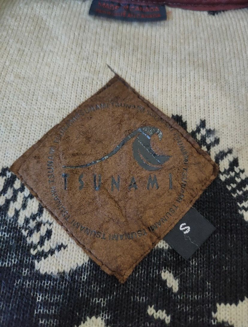 Vintage Tsunami printed fleece Animal motif sweater jacket pullover Size US L / EU 52-54 / 3 - 8 Thumbnail