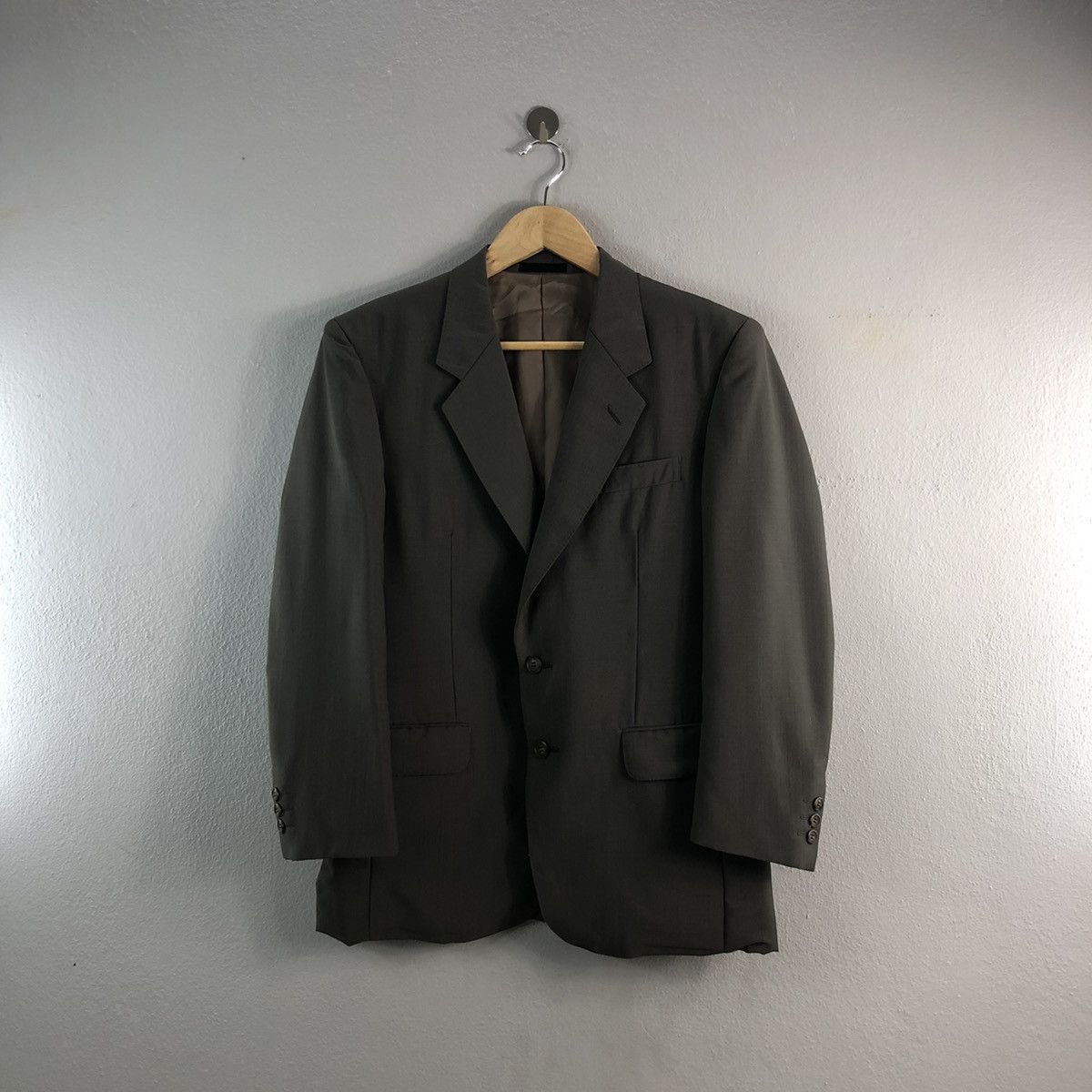 Vintage Ermenegildo Zegna Wool Formal Style Coat Blazer