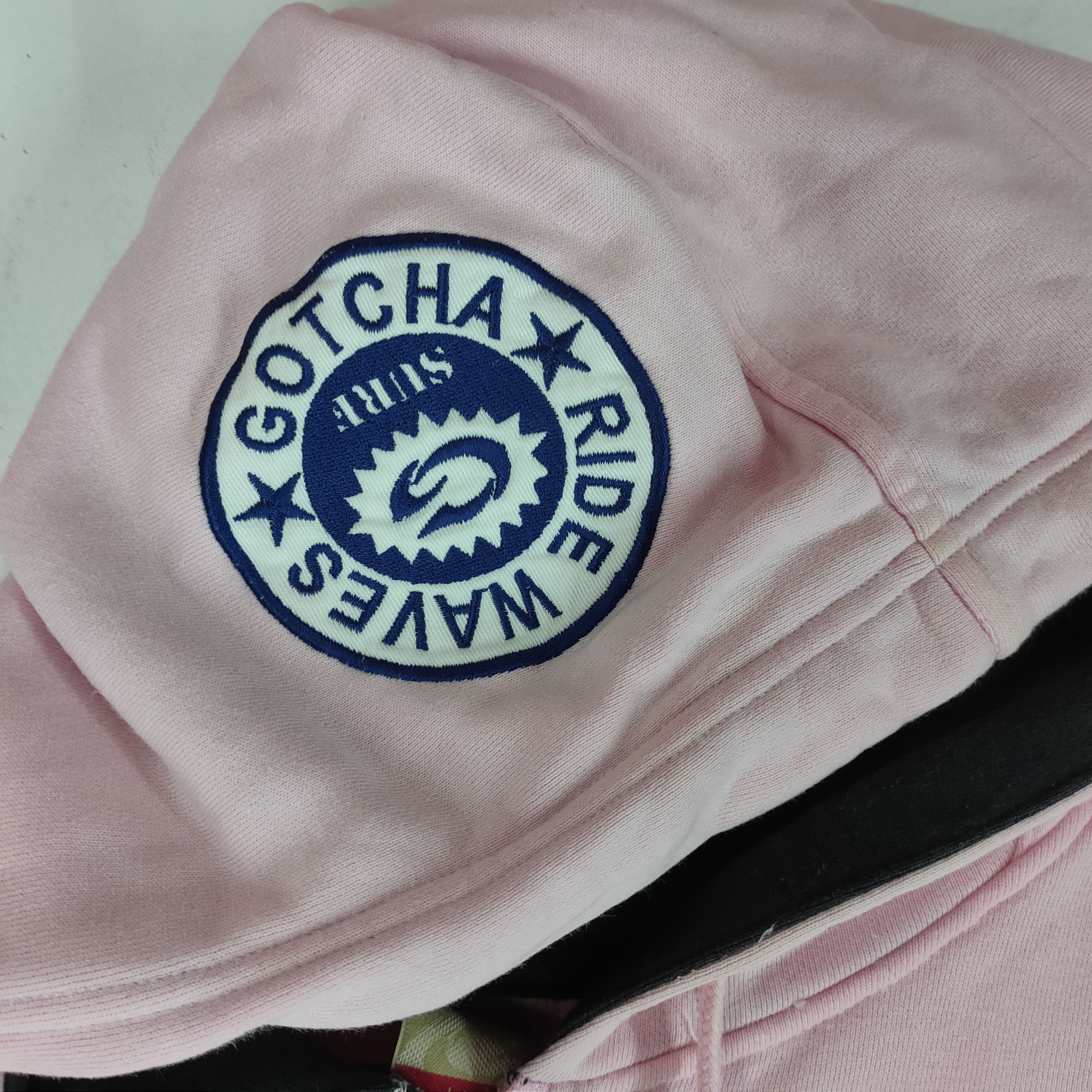 Gotcha Vintage GOTCHA FULL PRINT Patches and Spellout Hoodie Size US L / EU 52-54 / 3 - 6 Thumbnail