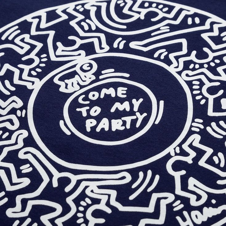 Keith Haring S Uniqlo Keith Haring Navy Blue T-Shirt SPRZ MOMA ASSC Tee Size US S / EU 44-46 / 1 - 9 Thumbnail