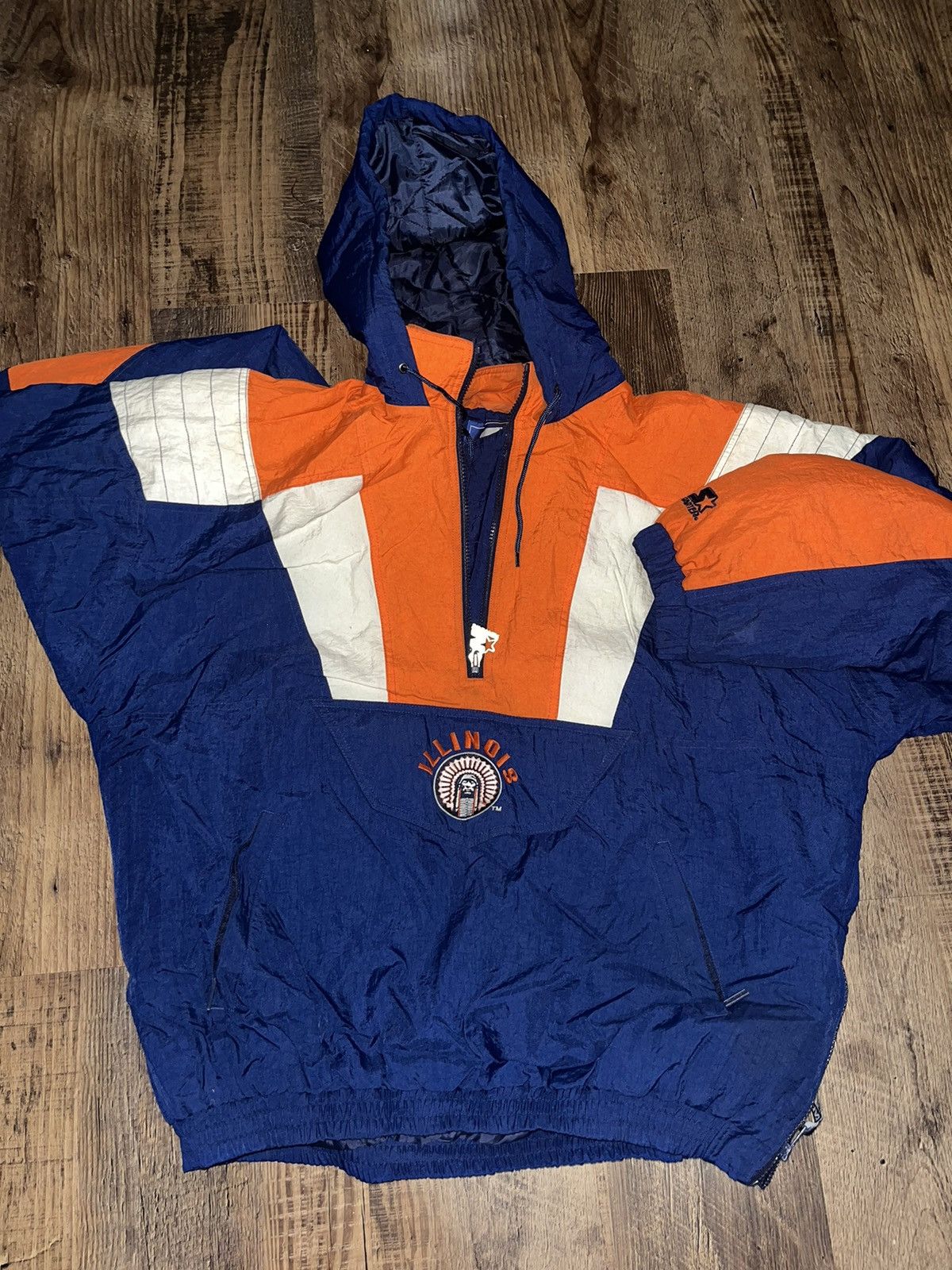 Vintage Illinois Fighting Illini Starter Jacket