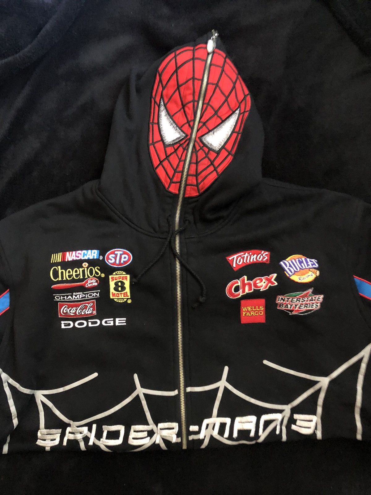 JH Design × Marvel Comics × Vintage Spider-Man 3 2007 full zip 