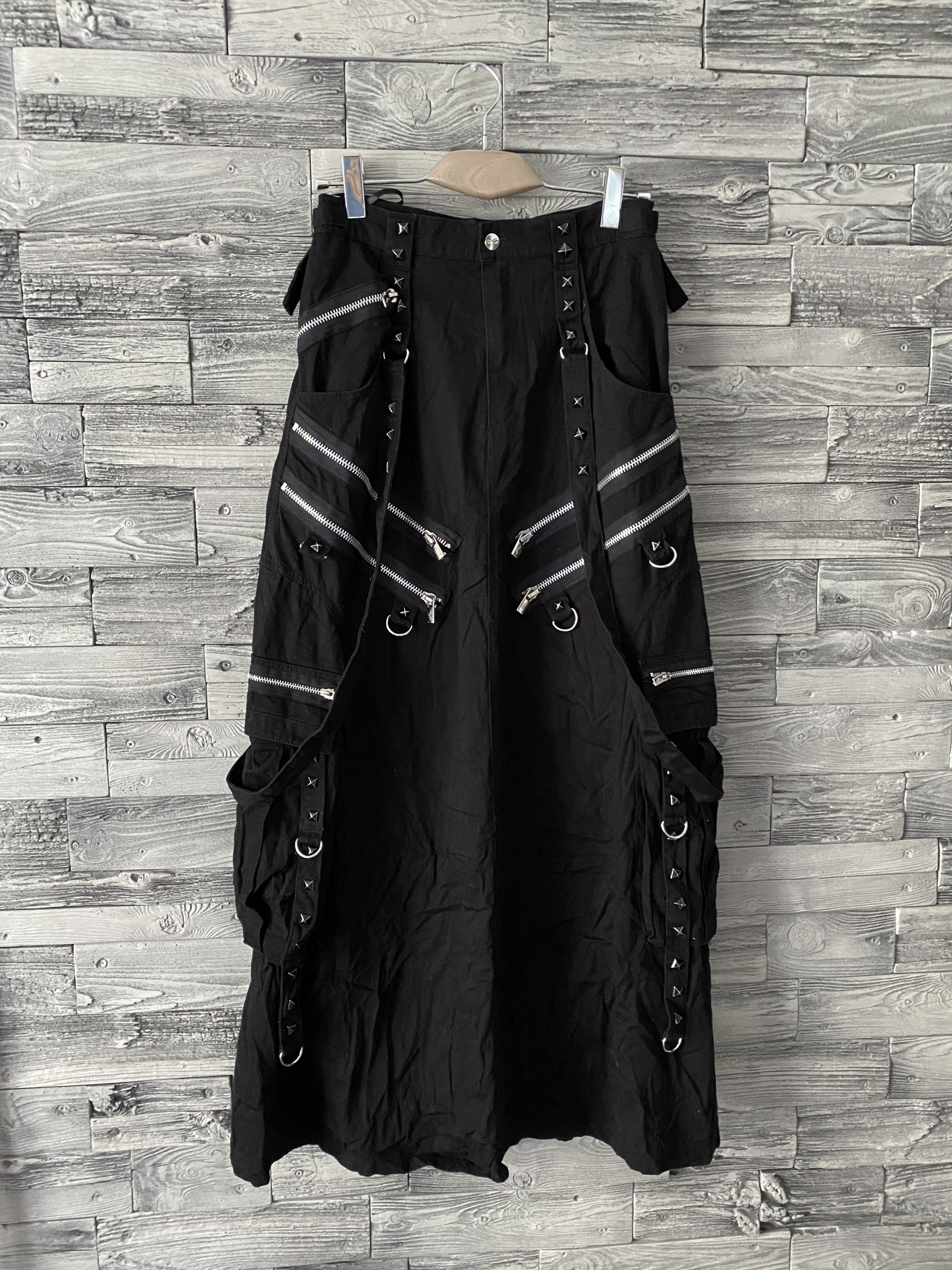 Vintage Punk Style Straps Bondage Long Skirt Size 30 | Grailed