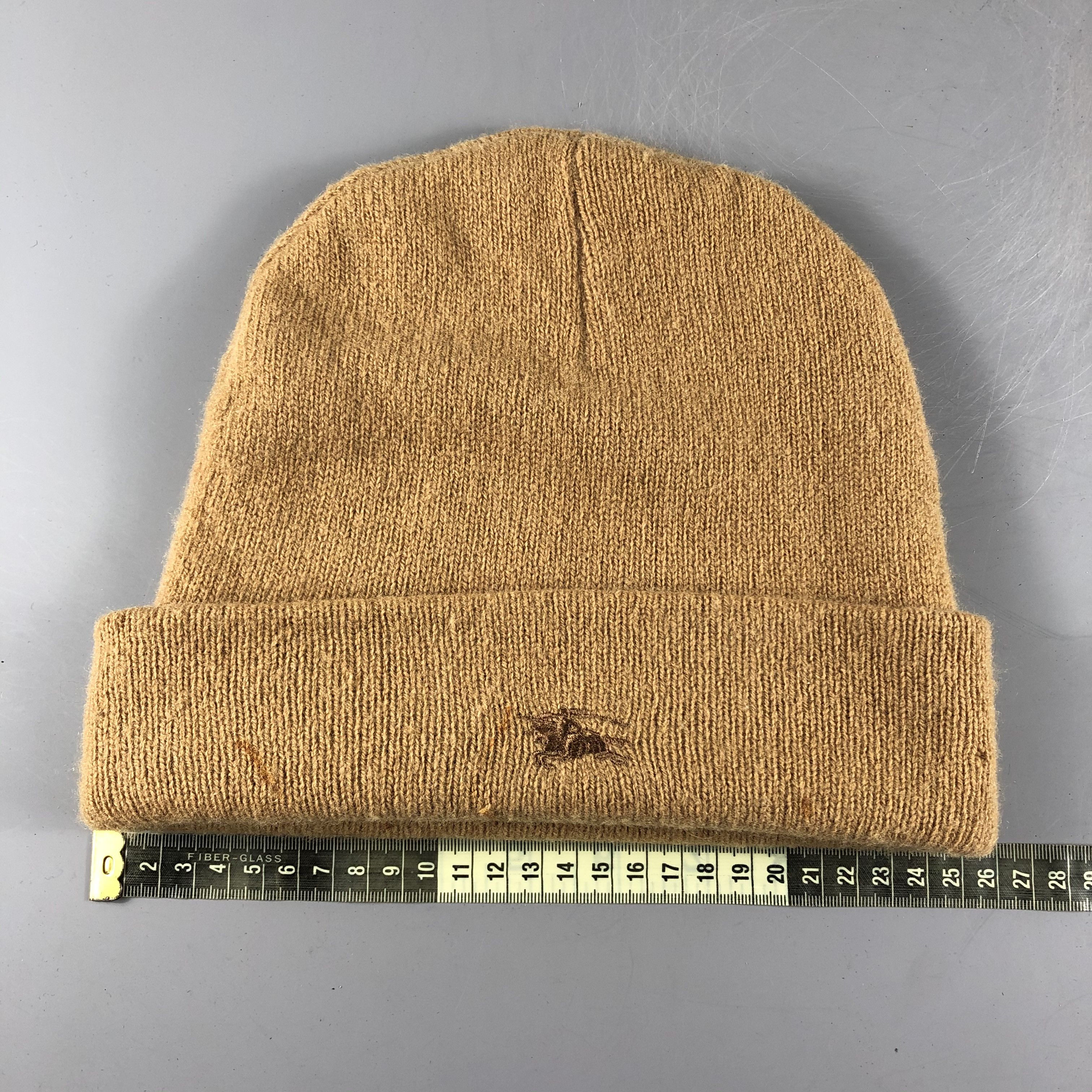 Burberry × Vintage Vintage Burberry Hats Wool Beanie Snow Hat Snow Cap B453 Size ONE SIZE - 4 Thumbnail