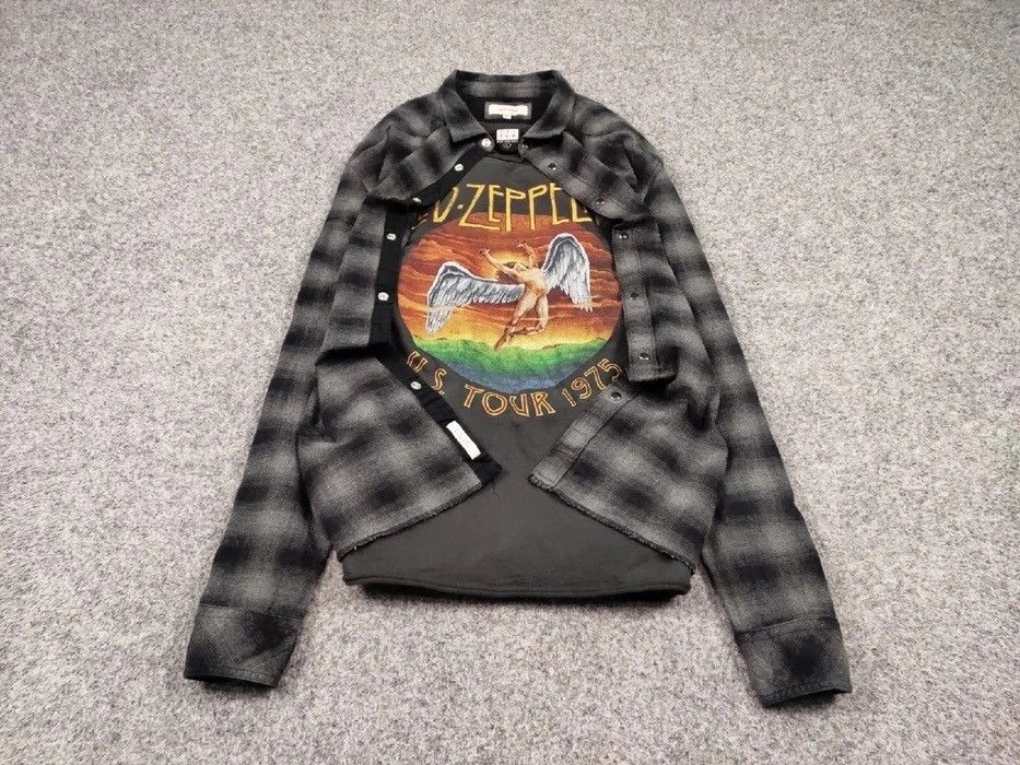 Flannel Vintage Flannel Shirt Checkered Travis Scott Style Size US XL / EU 56 / 4 - 2 Thumbnail
