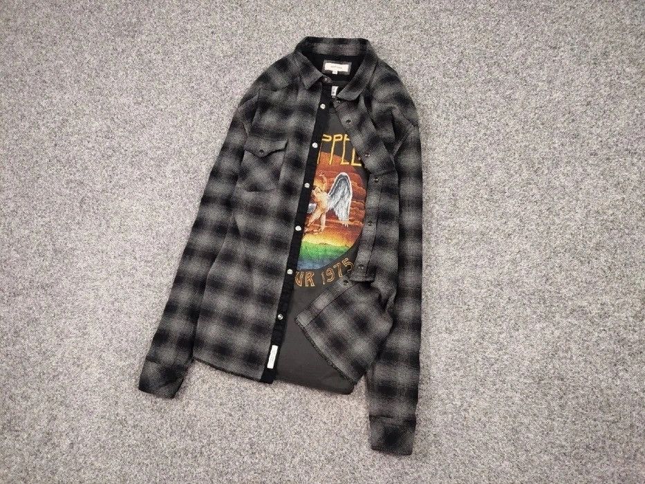 Flannel Vintage Flannel Shirt Checkered Travis Scott Style Size US XL / EU 56 / 4 - 7 Thumbnail