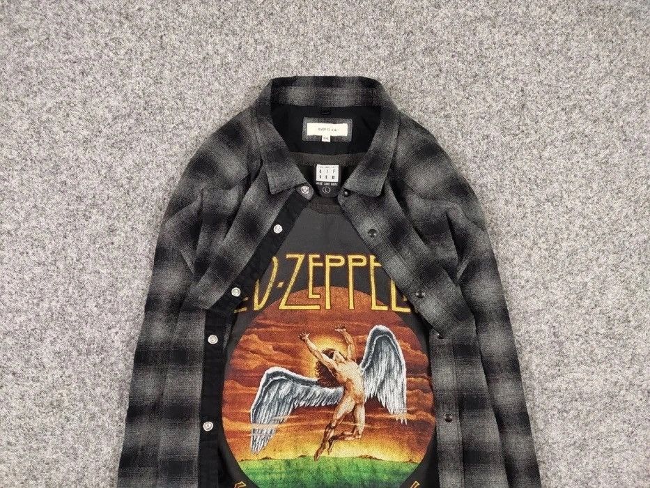 Flannel Vintage Flannel Shirt Checkered Travis Scott Style Size US XL / EU 56 / 4 - 4 Thumbnail