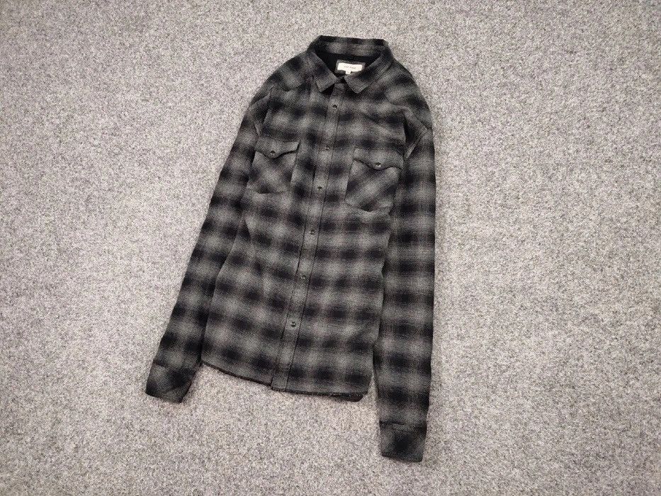 Flannel Vintage Flannel Shirt Checkered Travis Scott Style Size US XL / EU 56 / 4 - 8 Thumbnail