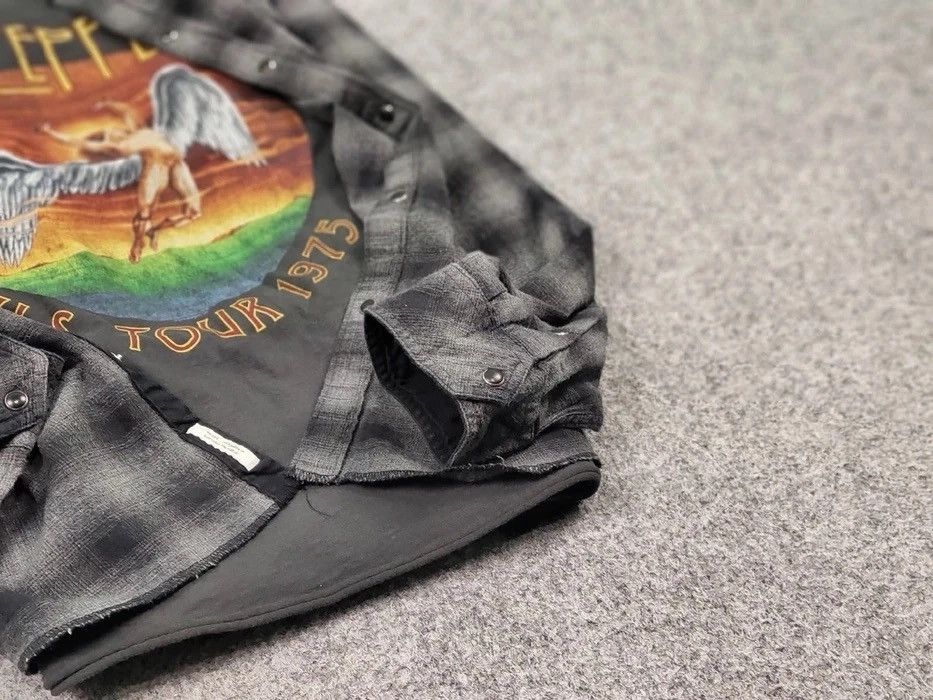 Flannel Vintage Flannel Shirt Checkered Travis Scott Style Size US XL / EU 56 / 4 - 10 Thumbnail