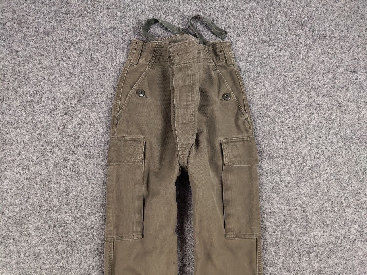 Vintage 🔴 Vintage 80's German Army Military Cargo Trousers Pants Size US 34 / EU 50 - 6 Thumbnail