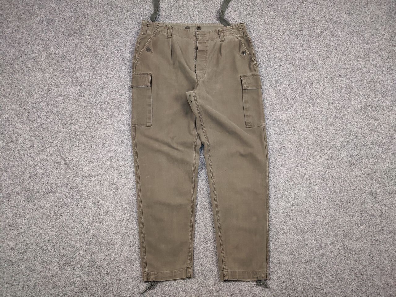 Vintage 🔴 Vintage 80's German Army Military Cargo Trousers Pants Size US 34 / EU 50 - 12 Thumbnail