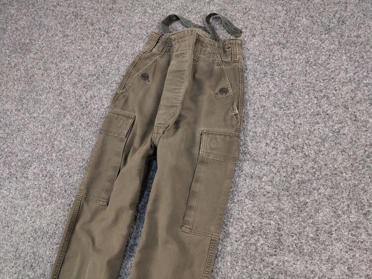 Vintage 🔴 Vintage 80's German Army Military Cargo Trousers Pants Size US 34 / EU 50 - 4 Thumbnail