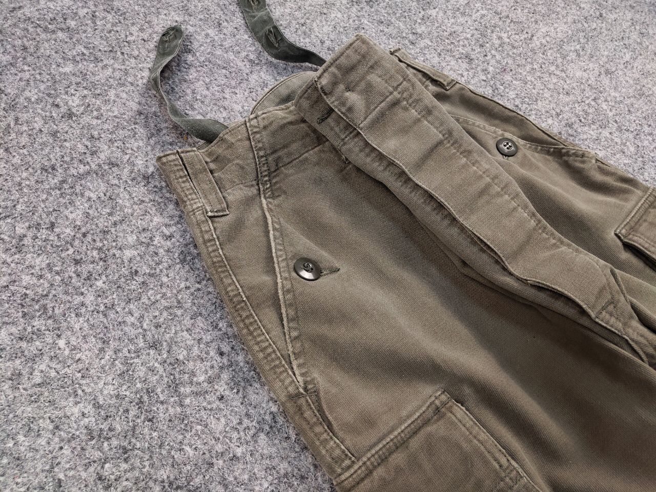 Vintage 🔴 Vintage 80's German Army Military Cargo Trousers Pants Size US 34 / EU 50 - 10 Thumbnail