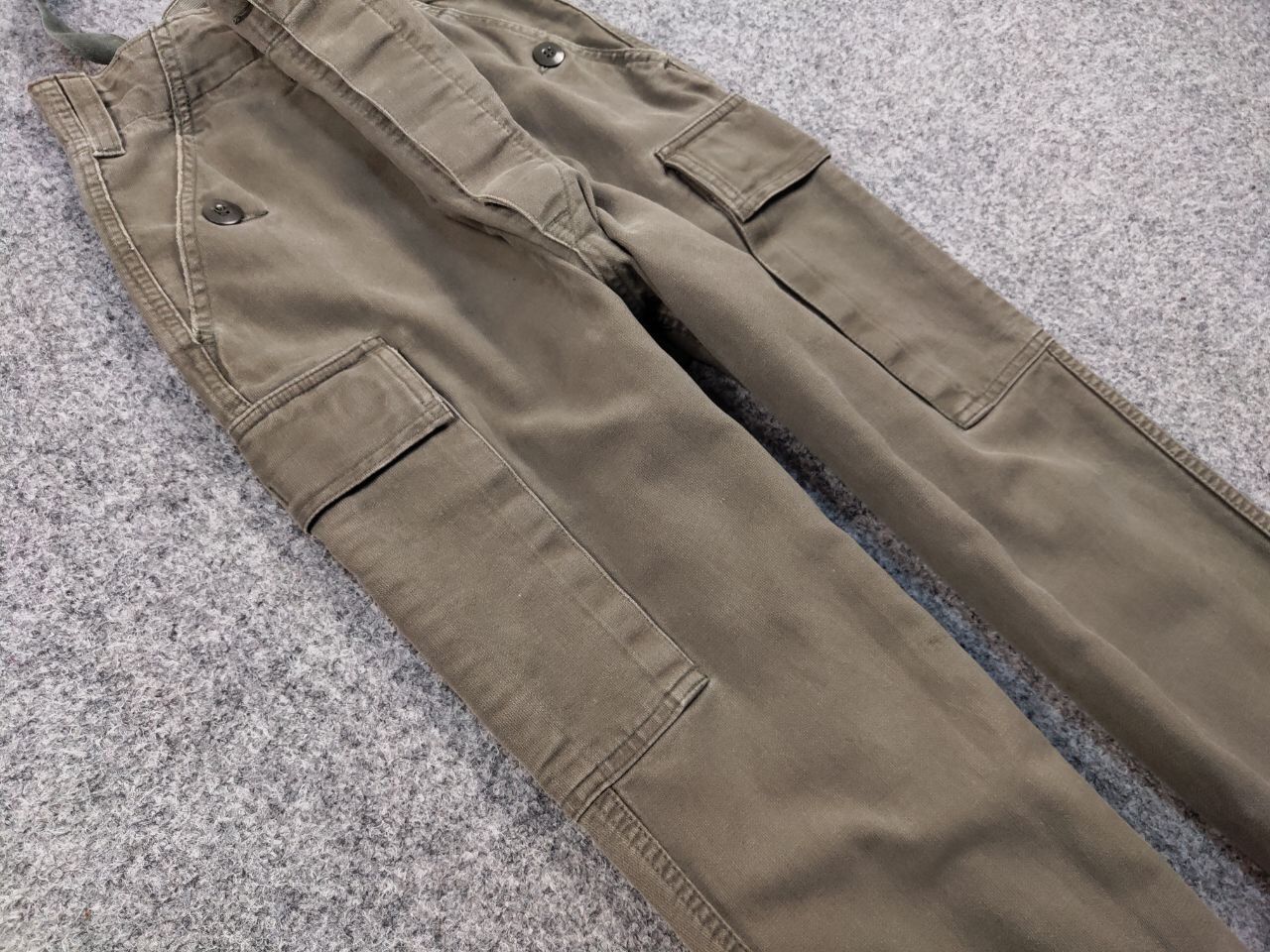 Vintage 🔴 Vintage 80's German Army Military Cargo Trousers Pants Size US 34 / EU 50 - 9 Thumbnail