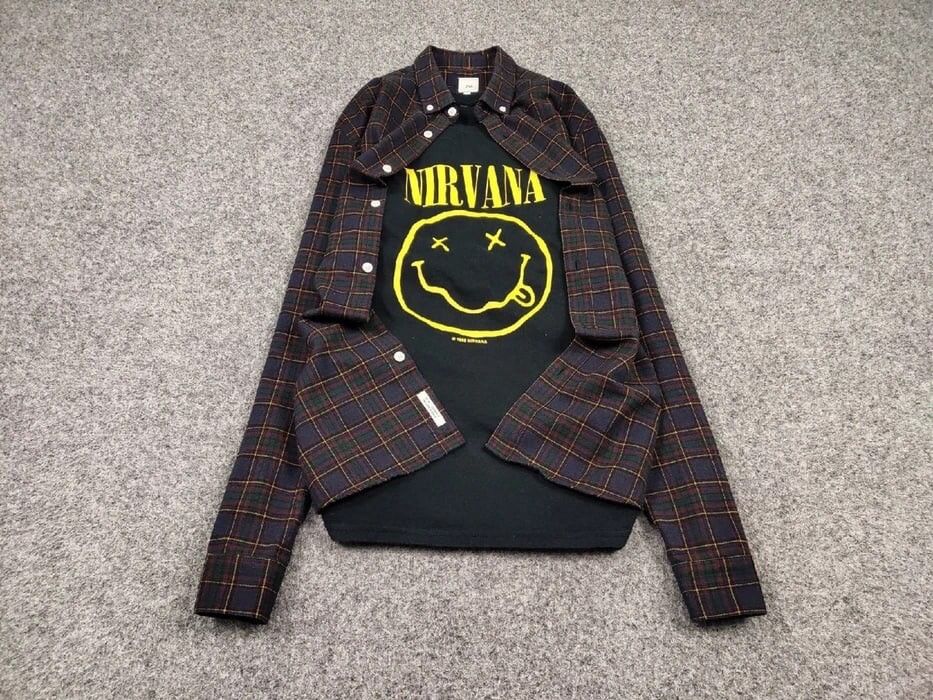 Flannel Vintage Flannel Shirt Travis Scott Style Size US M / EU 48-50 / 2 - 2 Thumbnail